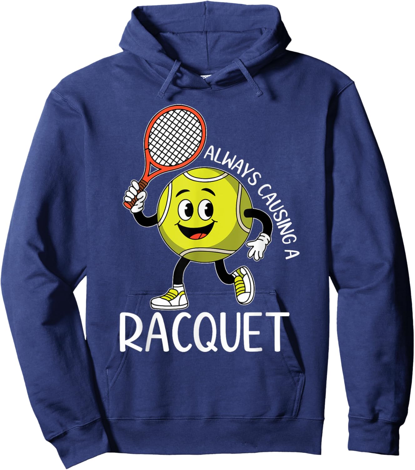 Always Causing a Racquet Hoodie - Hoodie | Navy
