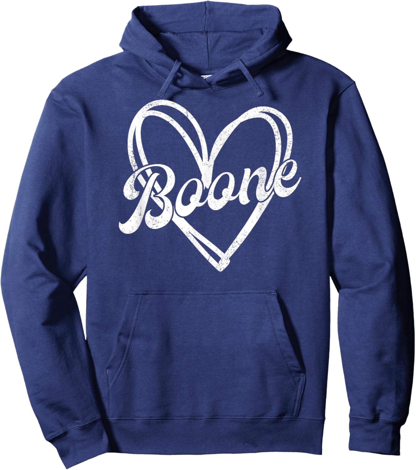 Boone Heart Men Women Kid Hoodie - Hoodie | Navy