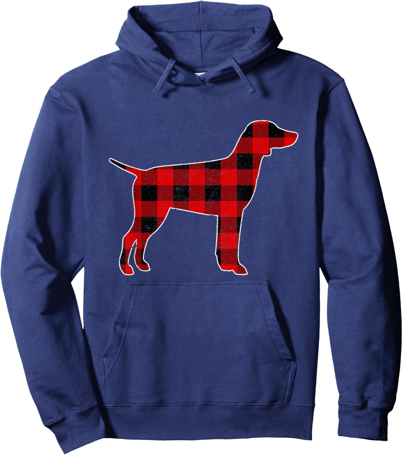 Christmas German pointer Pajama Pj, Christmas Dog Buffalo Hoodie - Hoodie | Navy