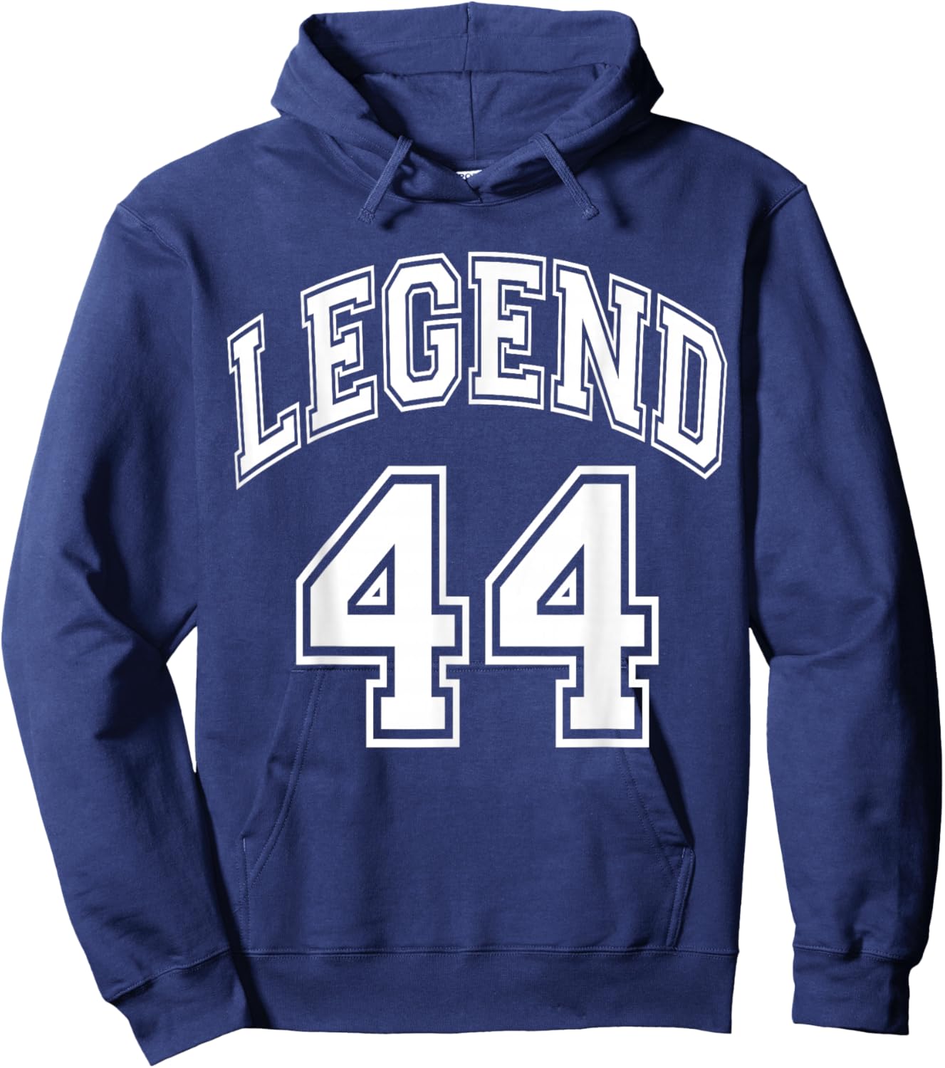 Legend 44 Years Old Number Team 44th Birthday 1944 Hoodie - Hoodie | Navy