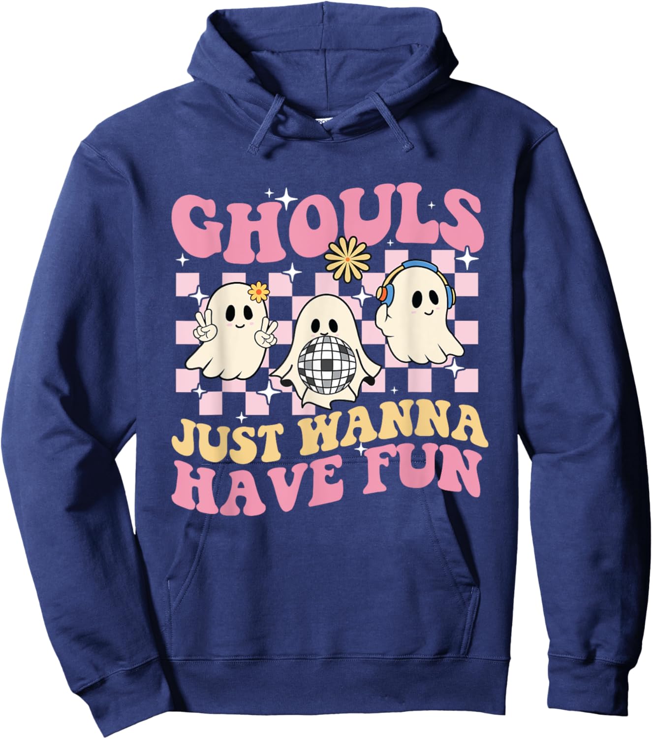 Ghouls Just Wanna Have Fun - Spooky Witch Halloween Ghoul Hoodie - Hoodie | Navy