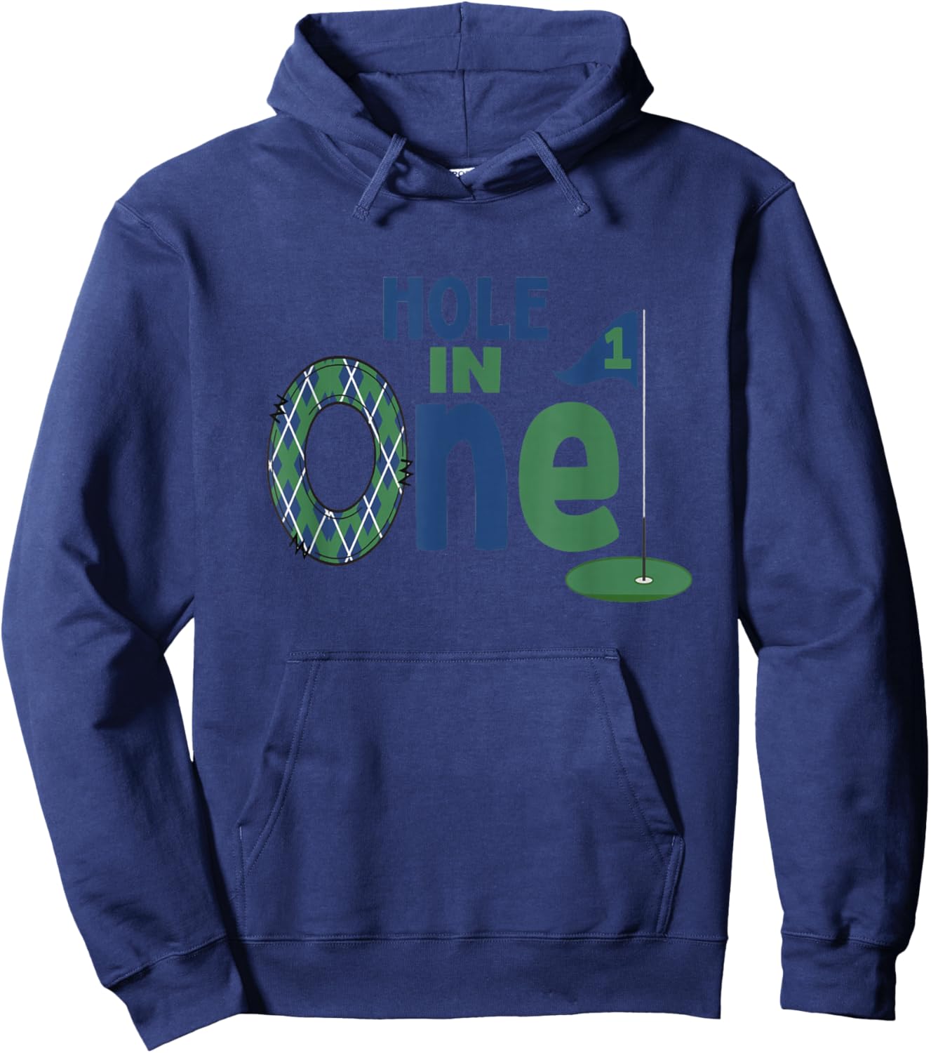 Golf Birthday Shirt 1st Birthday Hole In One Boys Girls Hoodie - Hoodie | Navy