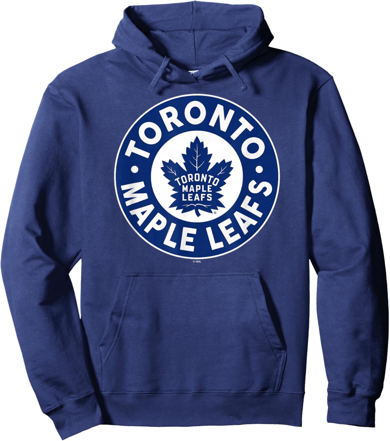 Toronto Maple Leafs Symbol Black Officially Licensed Hoodie - Hoodie | Navy