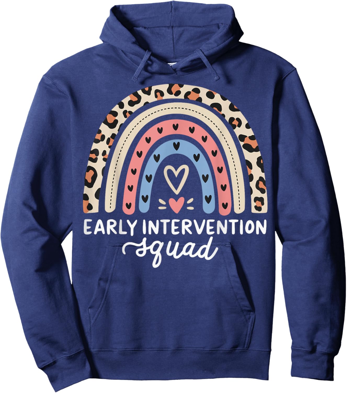 Early Intervention Squad Behavioral Intervention Hoodie - Hoodie | Navy