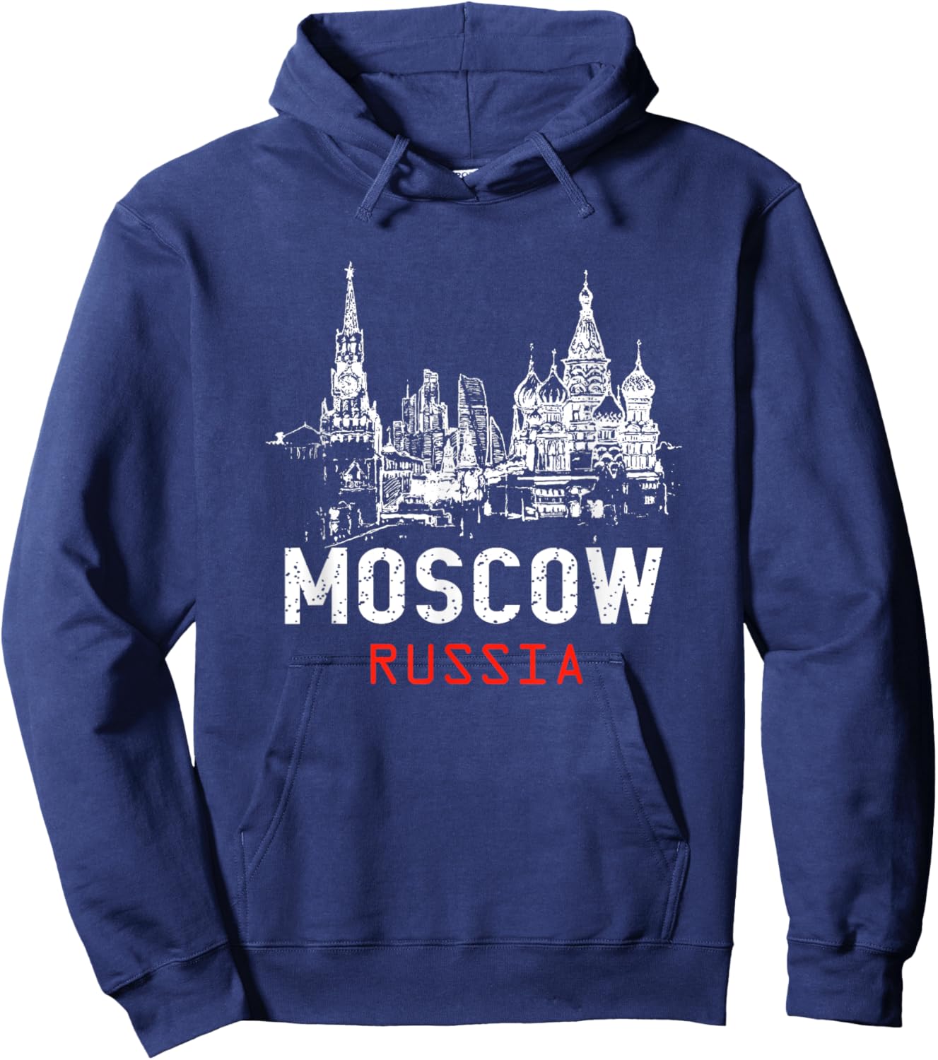 Moscow Russia Hoodie - Hoodie | Navy