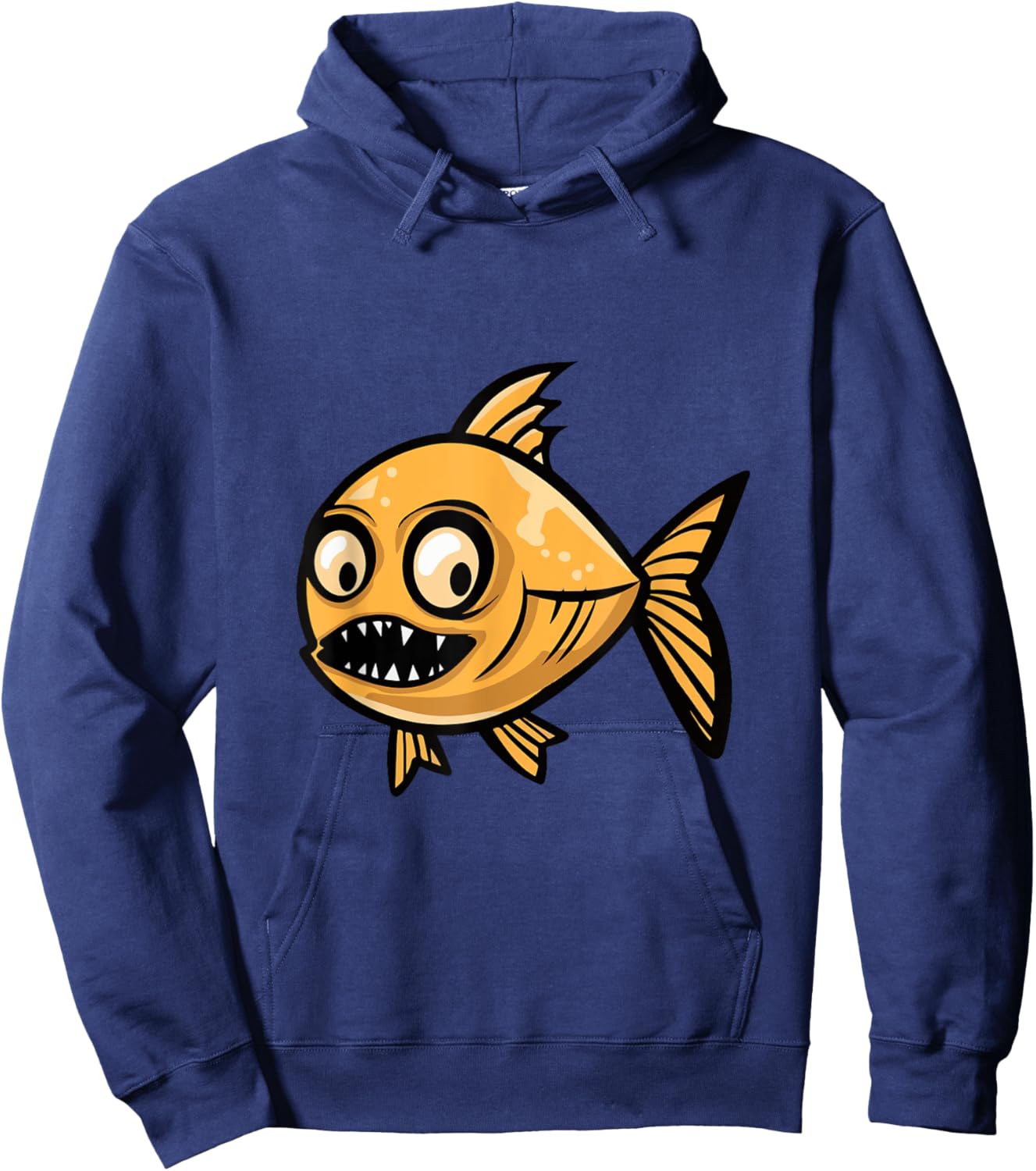 Funny Halloween Goldfish Zombie Hoodie - Hoodie | Navy