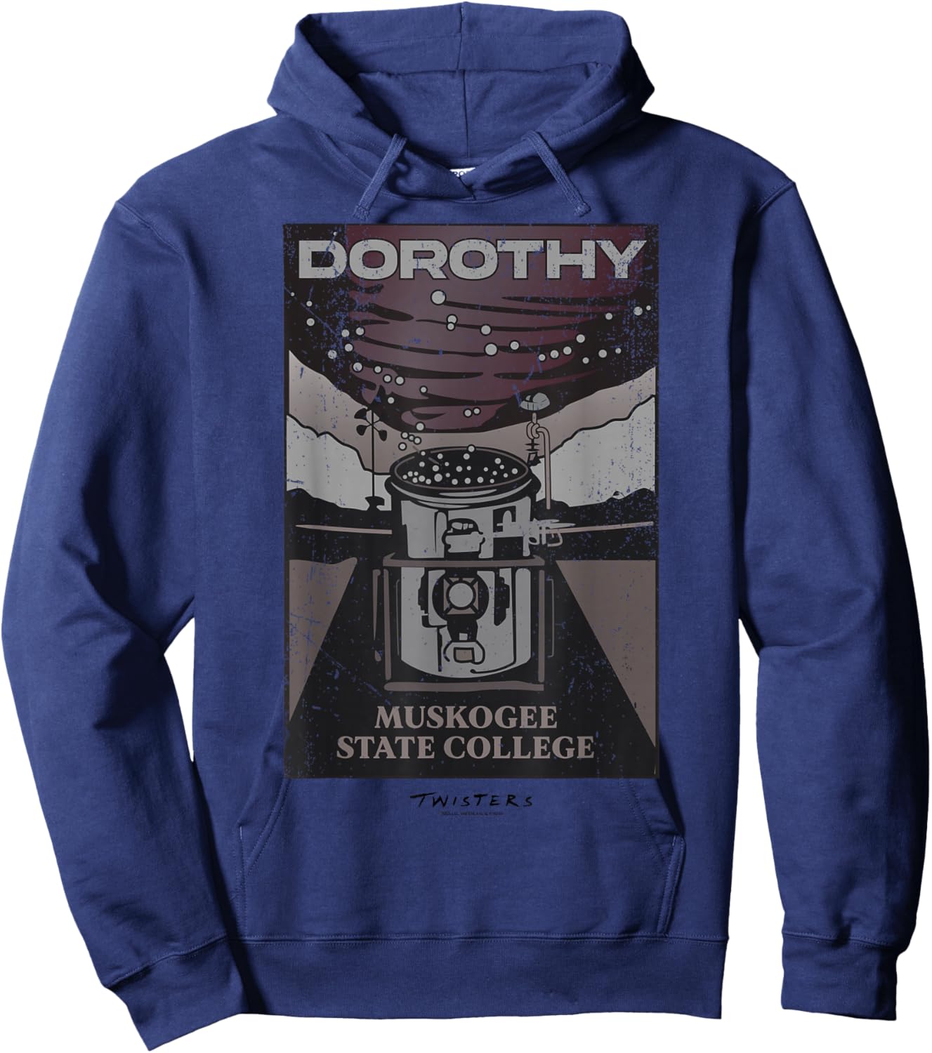 Twisters Dorothy Muskogee State College Hoodie - Hoodie | Navy
