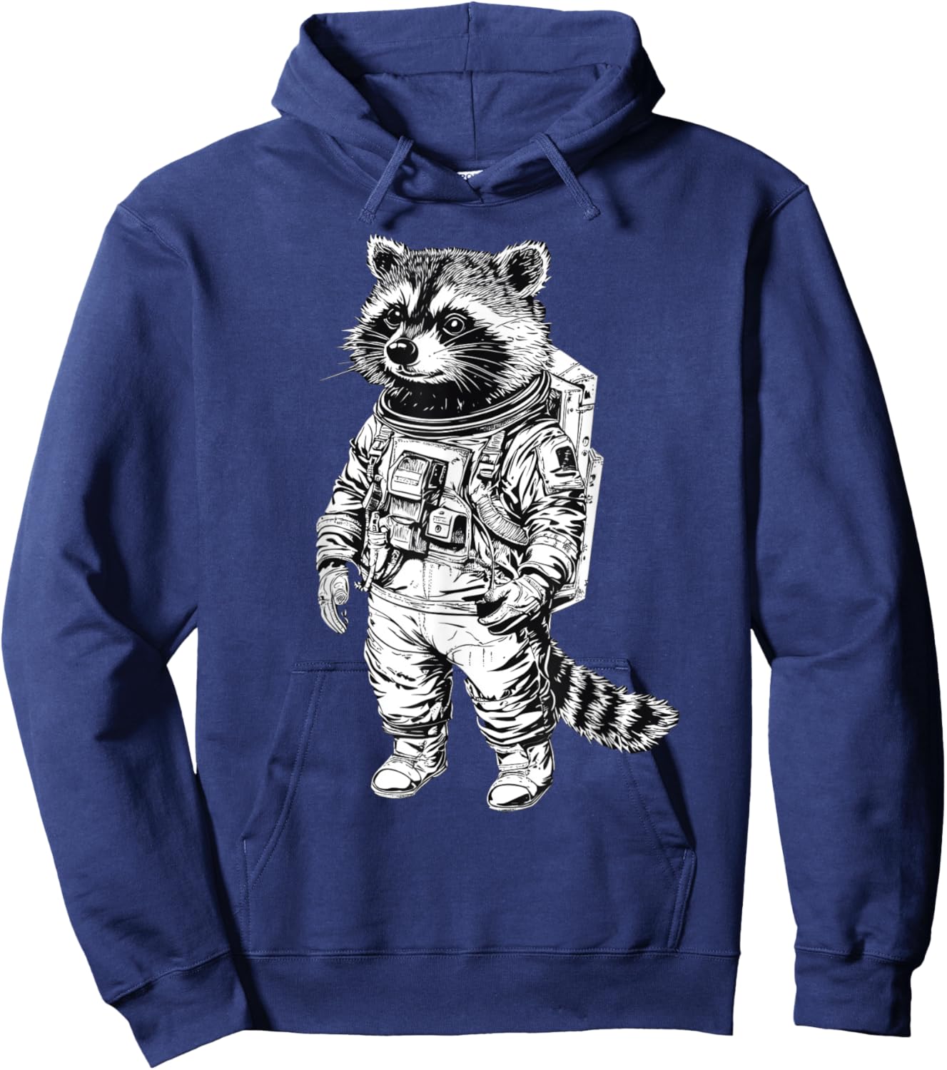 Space Raccoon Cosmic Trash Panda Astronaut Adventure Design Hoodie - Hoodie | Navy