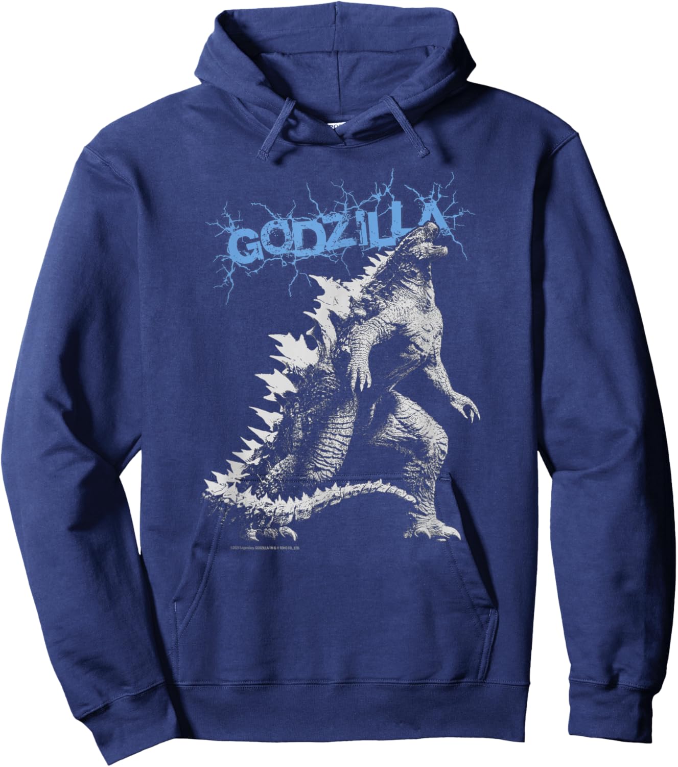 Monsterverse Godzilla Crackle - Officially Licensed Hoodie - Hoodie | Navy
