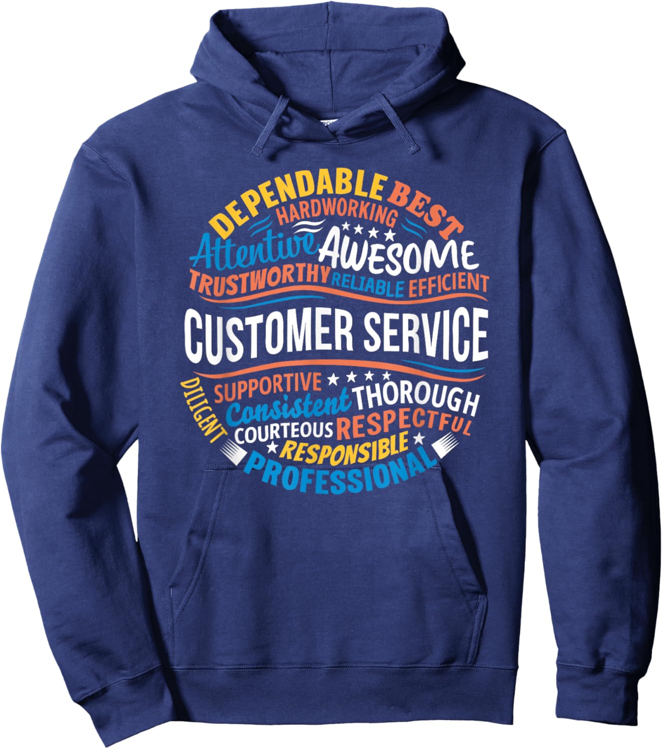 Customer Service Shirts Appreciation Customer Service Week Hoodie - Hoodie | Navy
