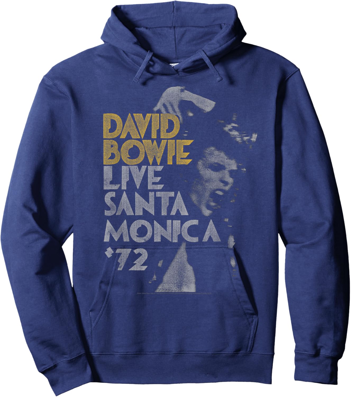 David Bowie - Live Santa Monica '72 Hoodie - Hoodie | Navy