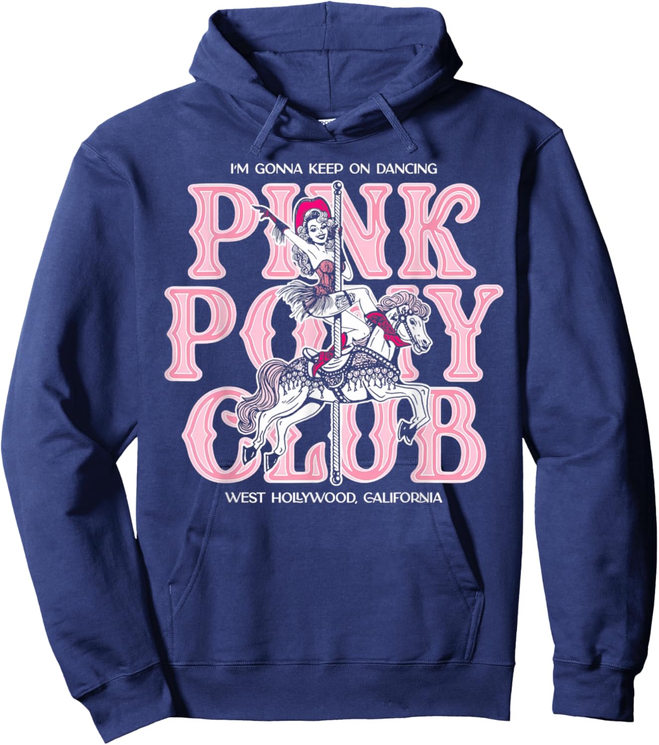 Club Disco Vintage Funny Halloween Hoodie - Hoodie | Navy