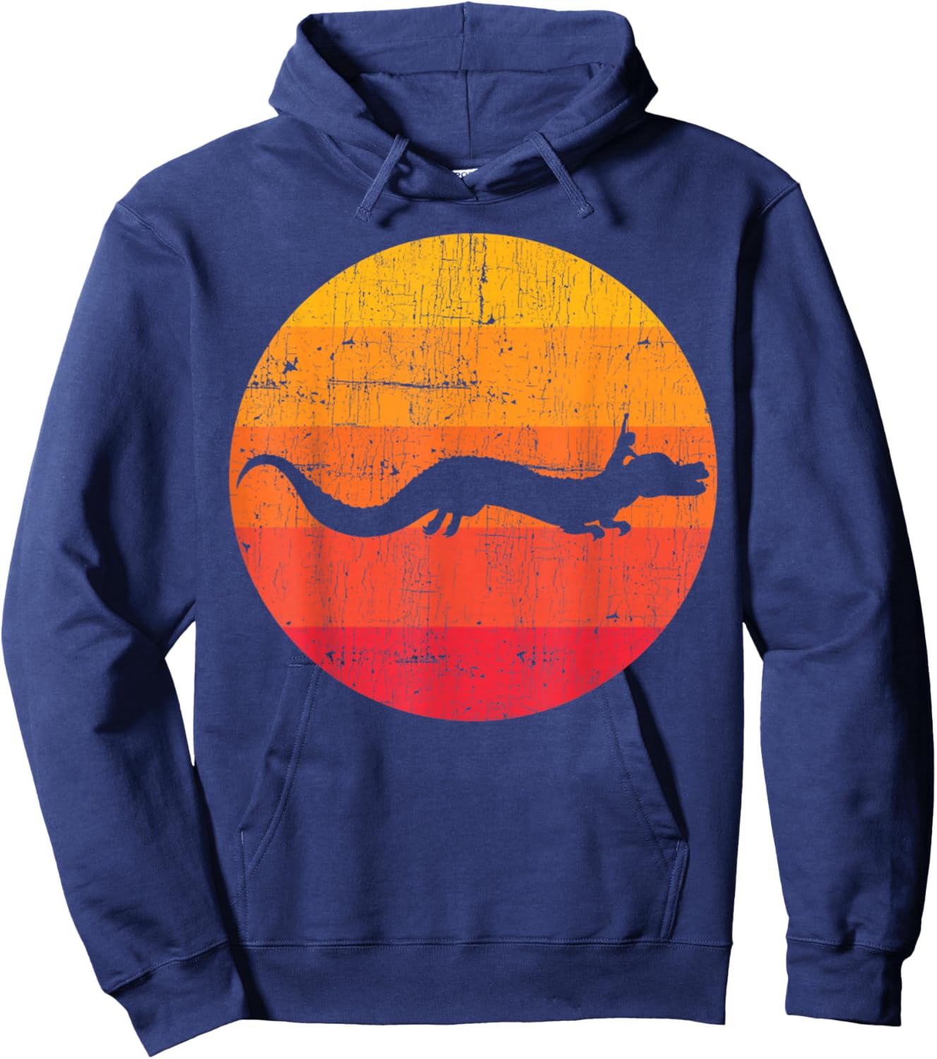 Vintage Never Ending Fun Retro Funny Sarcastic Hoodie - Hoodie | Navy