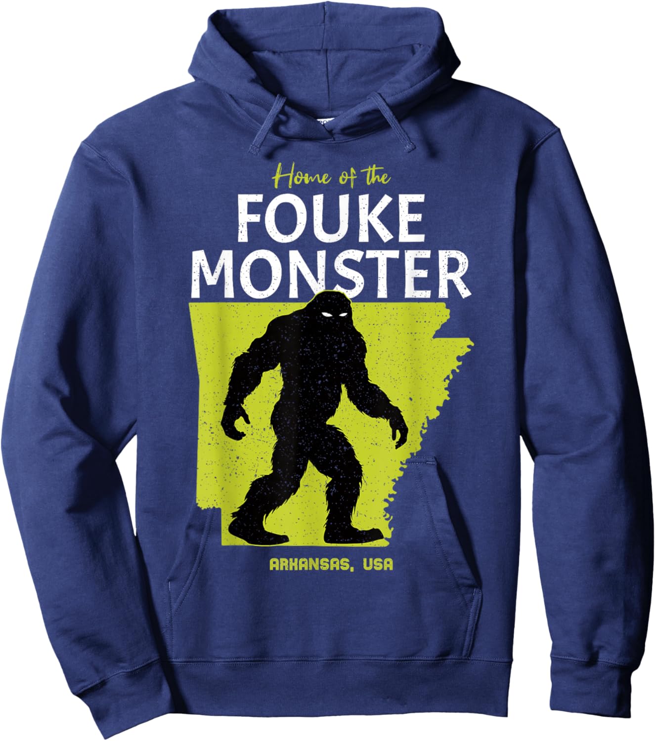 Fouke Monster Arkansas State American Cryptid Hoodie - Hoodie | Navy