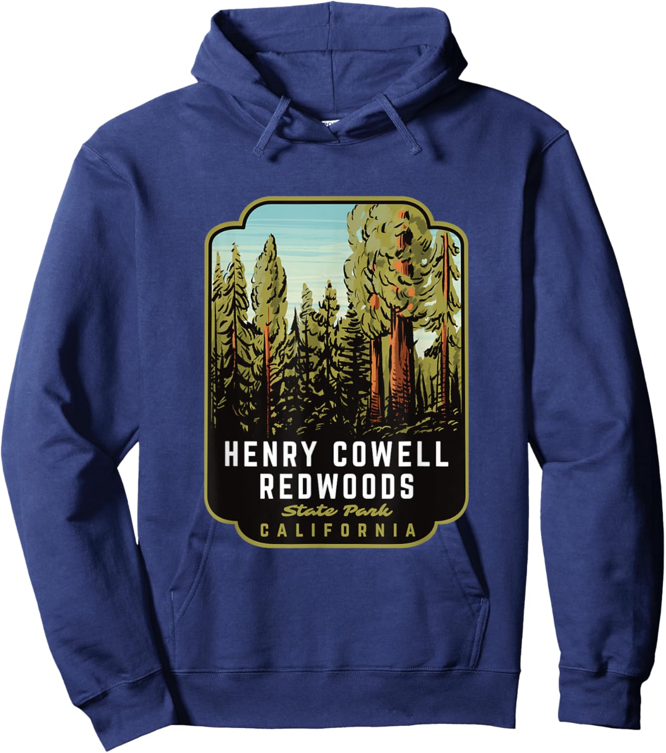 Henry Cowell Redwoods State Park CA Hoodie - Hoodie | Navy