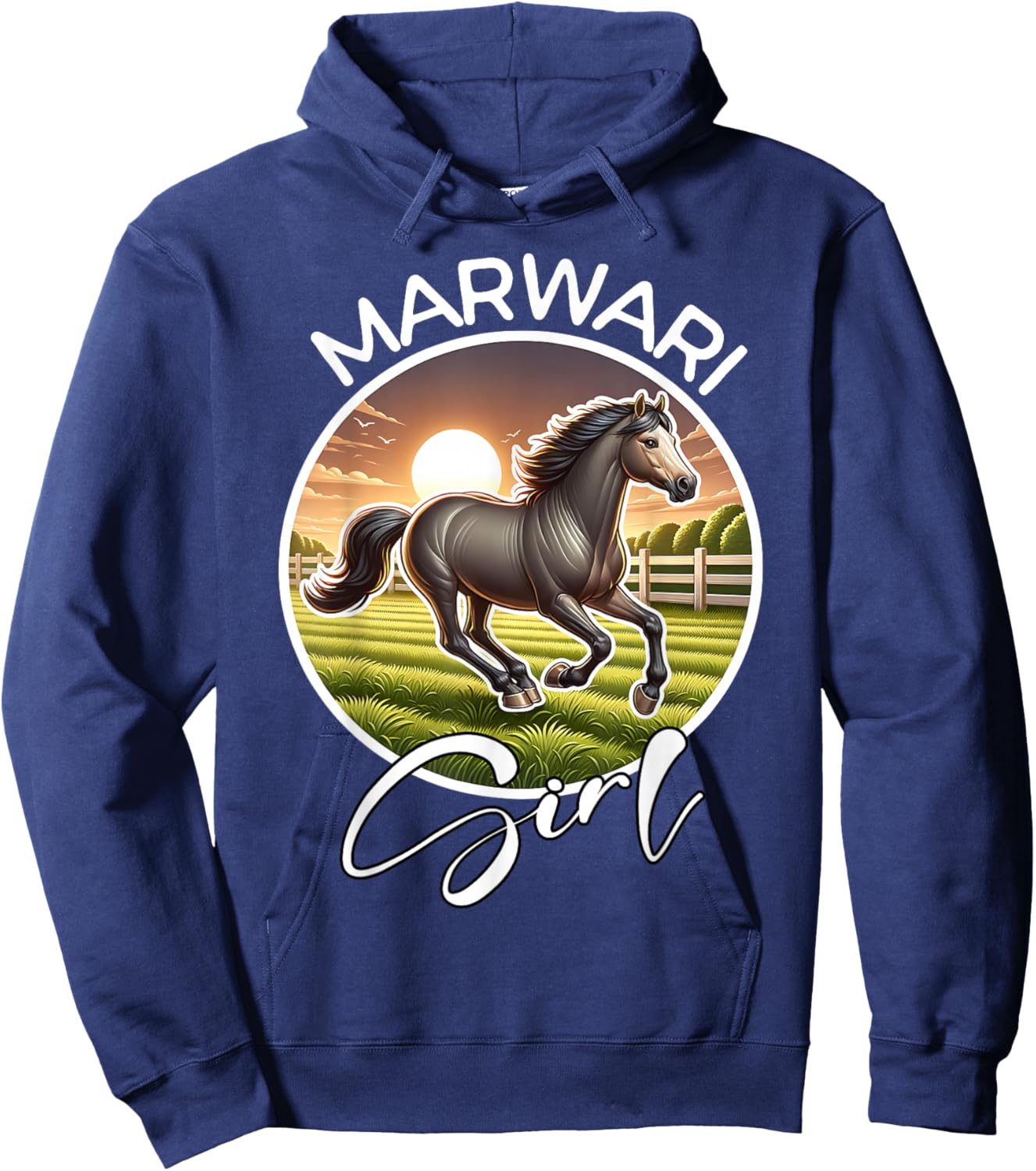 Marwari Girl Marwari Hoodie - Hoodie | Navy