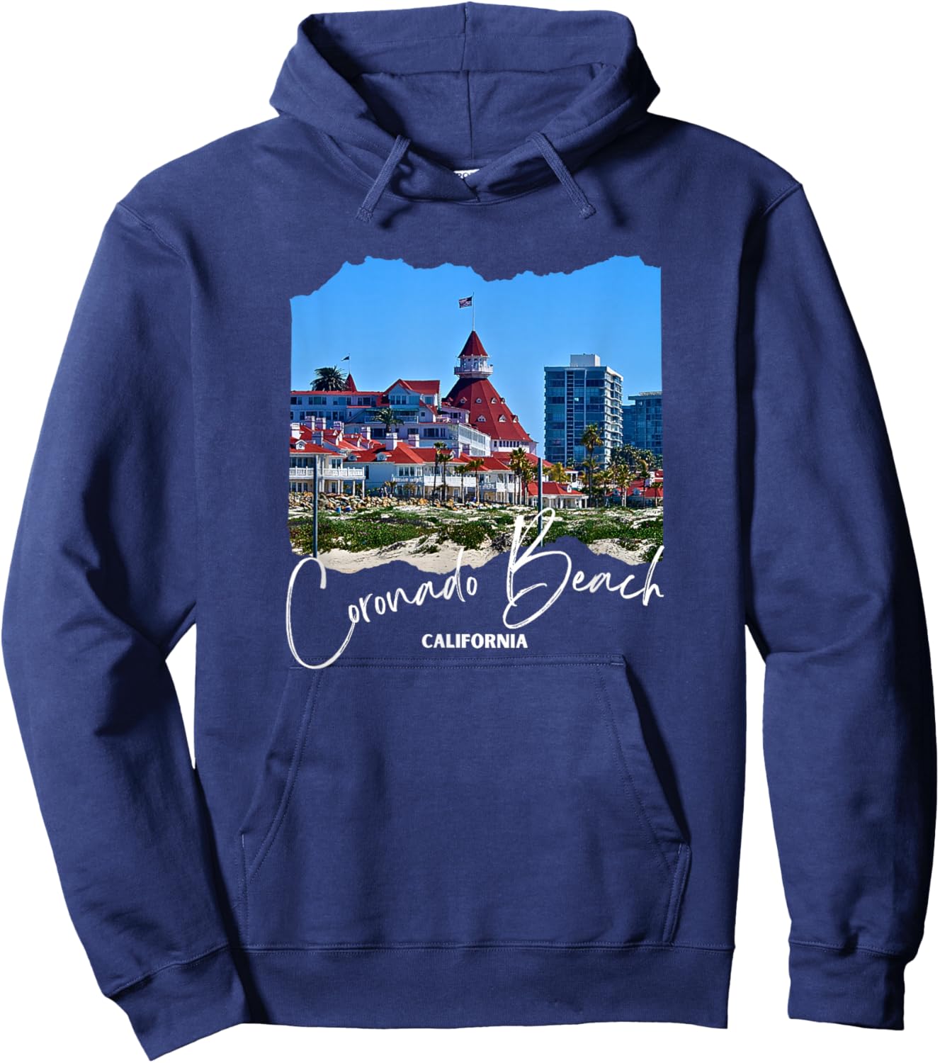 California Coronado Island / Coronado Beach Hoodie - Hoodie | Navy