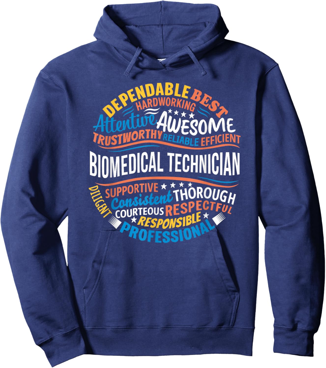 Biomedical Technician Shirts Funny Appreciation Day Gifts Hoodie - Hoodie | Navy