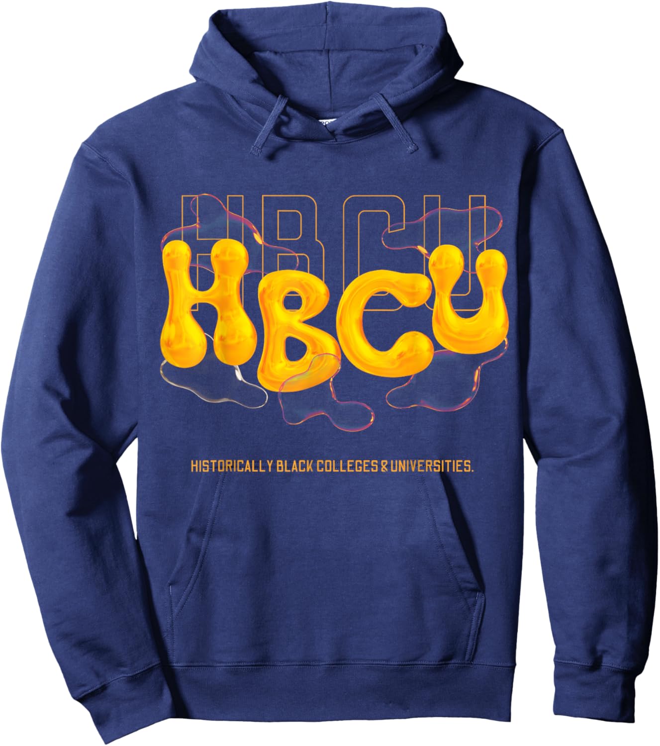 HBCU African American Historically Black College University Hoodie - Hoodie | Navy