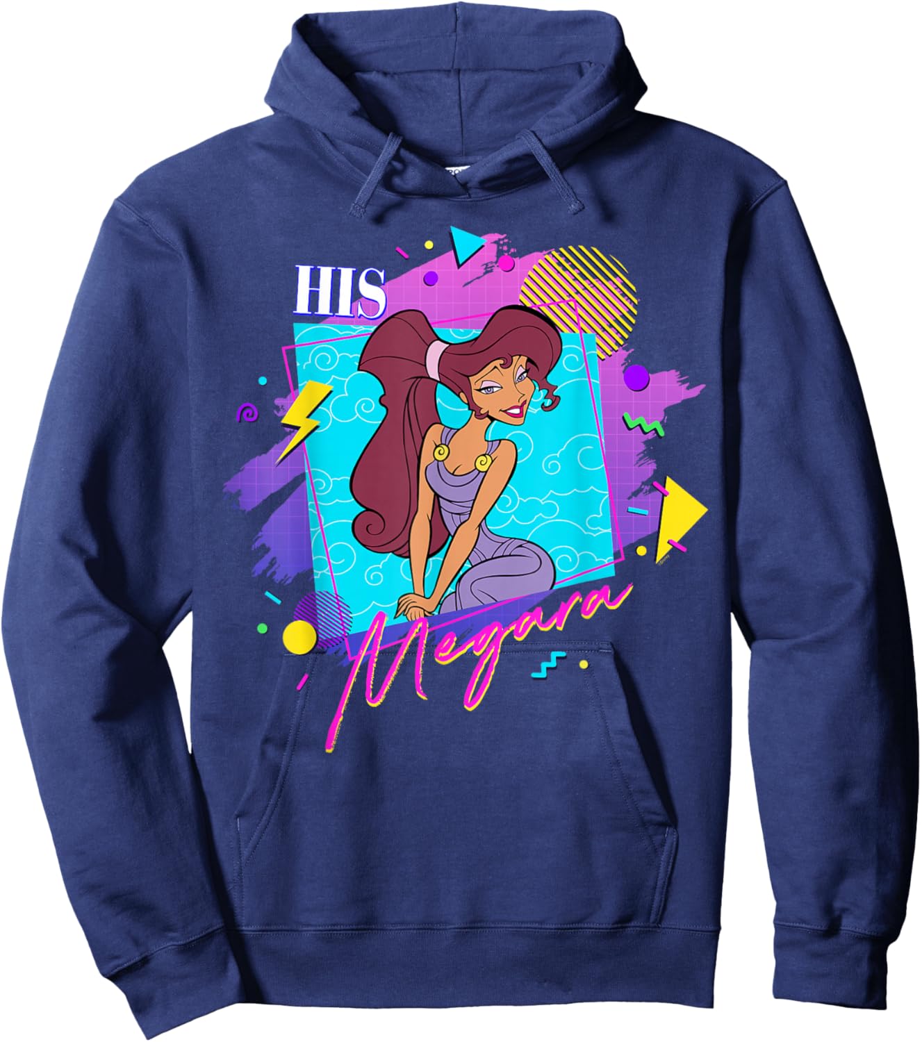 Disney Hercules Valentine’s Couples Matching His Megara Hoodie - Hoodie | Navy