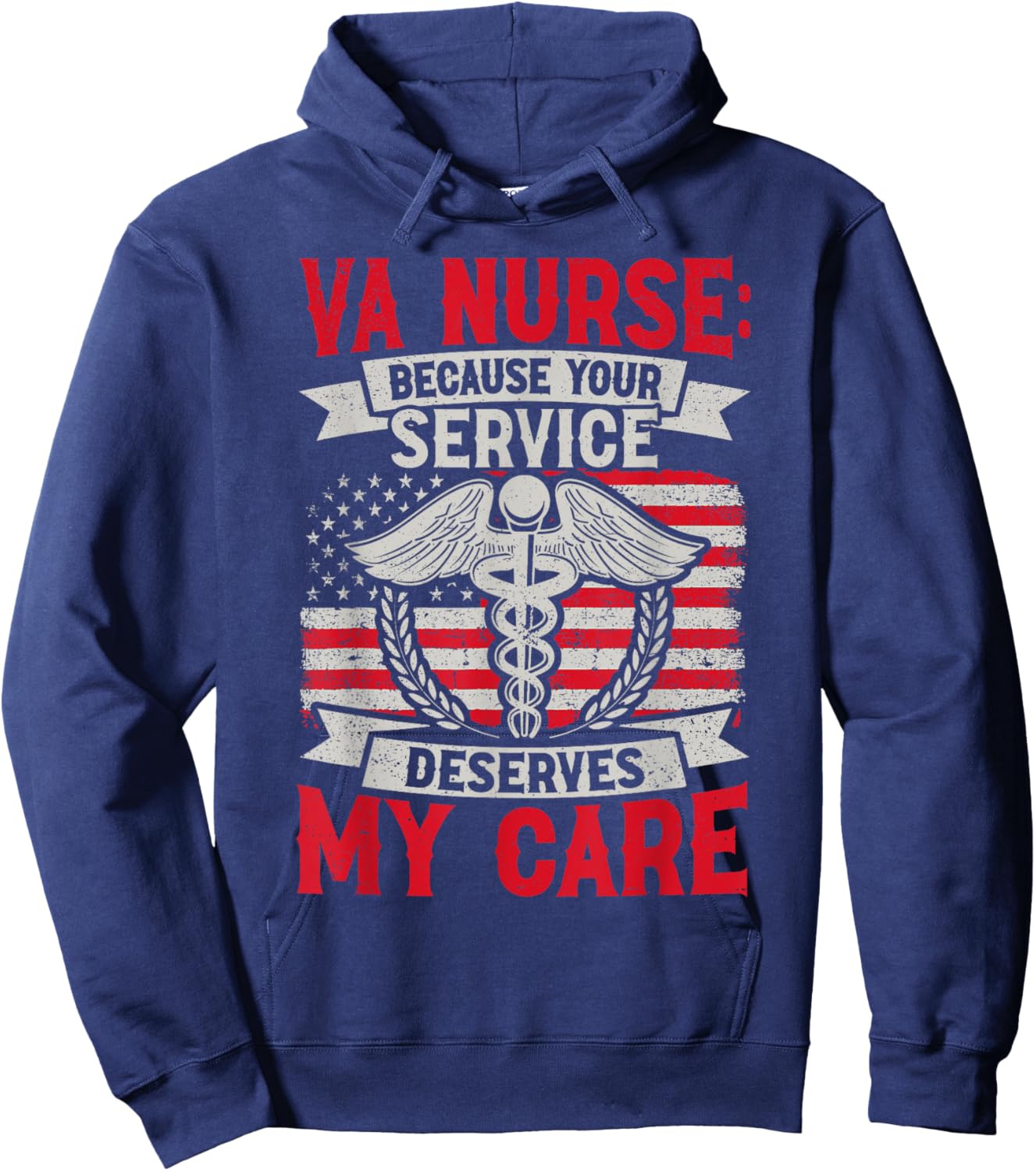 VA Nurse Hoodie - Hoodie | Navy