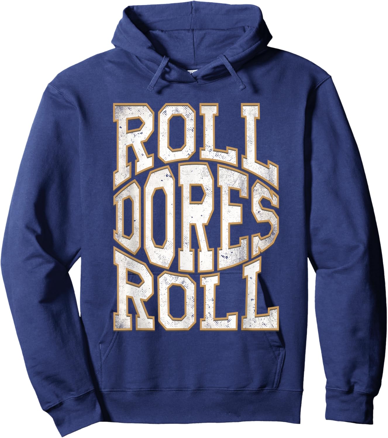 Roll Dores Roll Football Hoodie - Hoodie | Navy