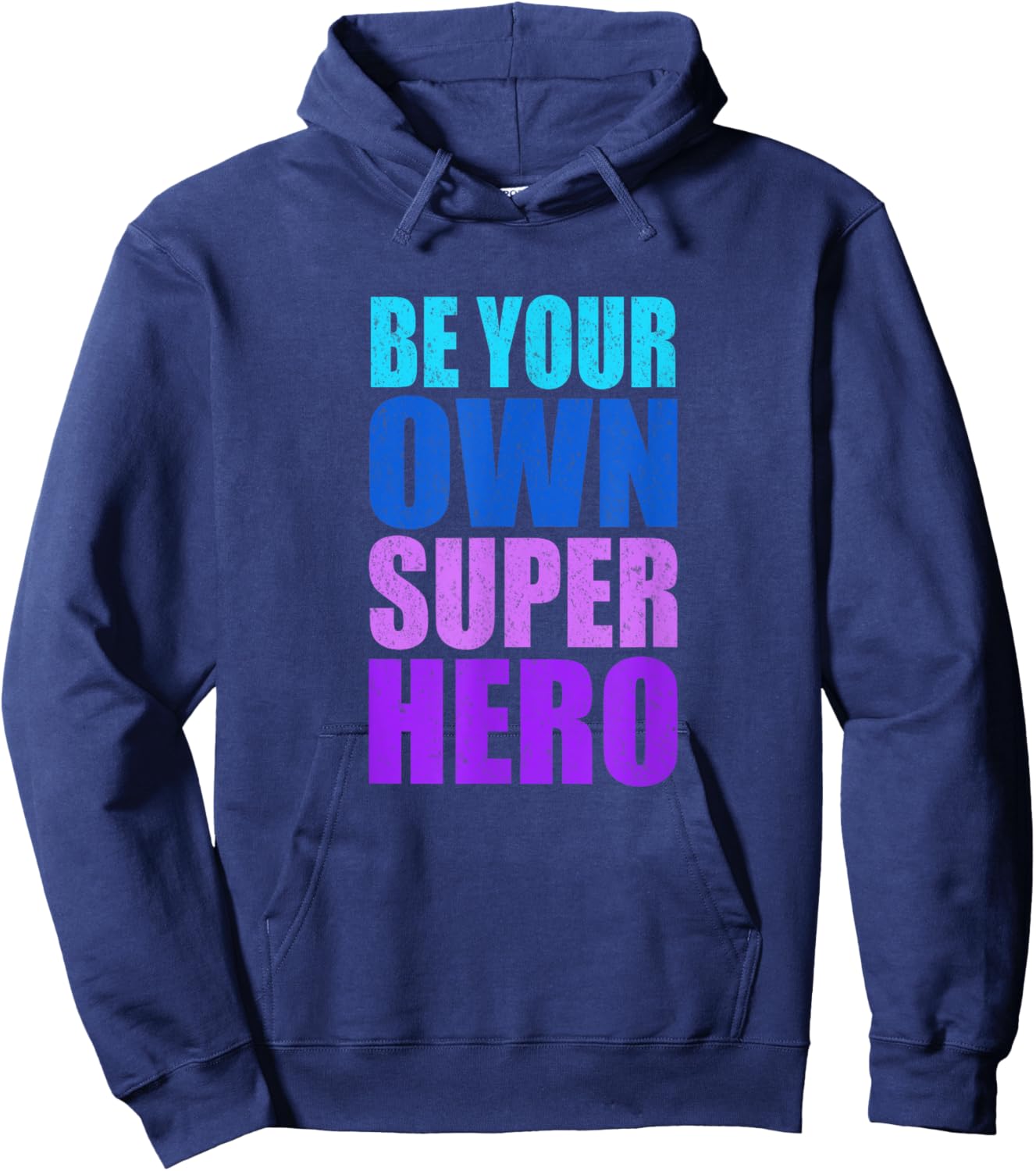 Girls Be Your Own Superhero Hoodie - Hoodie | Navy