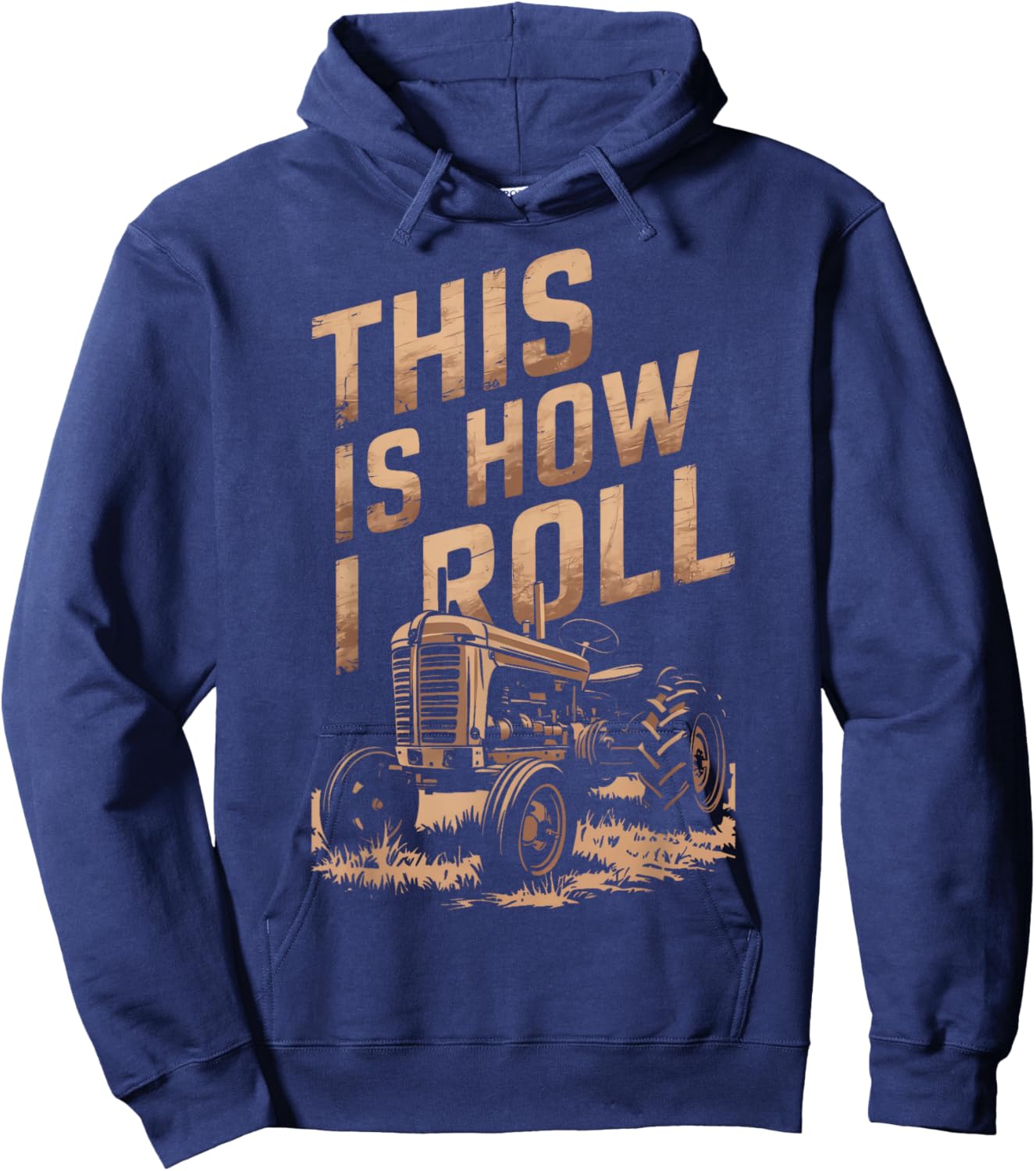 Farm Owners This Is How I Roll Tractor Owners Future Farmers Hoodie - Hoodie | Navy