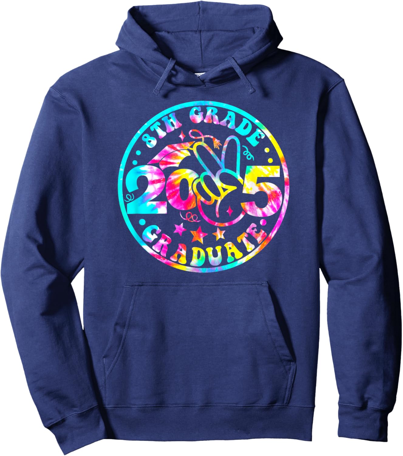 8th Eighth Grade Graduation 2025 Graduate Last Day of School Hoodie - Hoodie | Navy