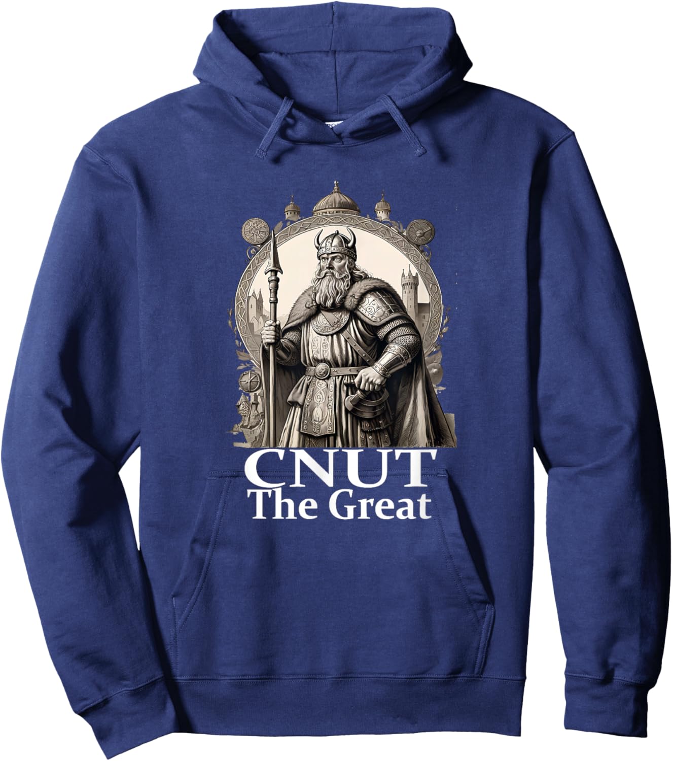 Cnut The Great - King of England, Denmark & Norway Hoodie - Hoodie | Navy