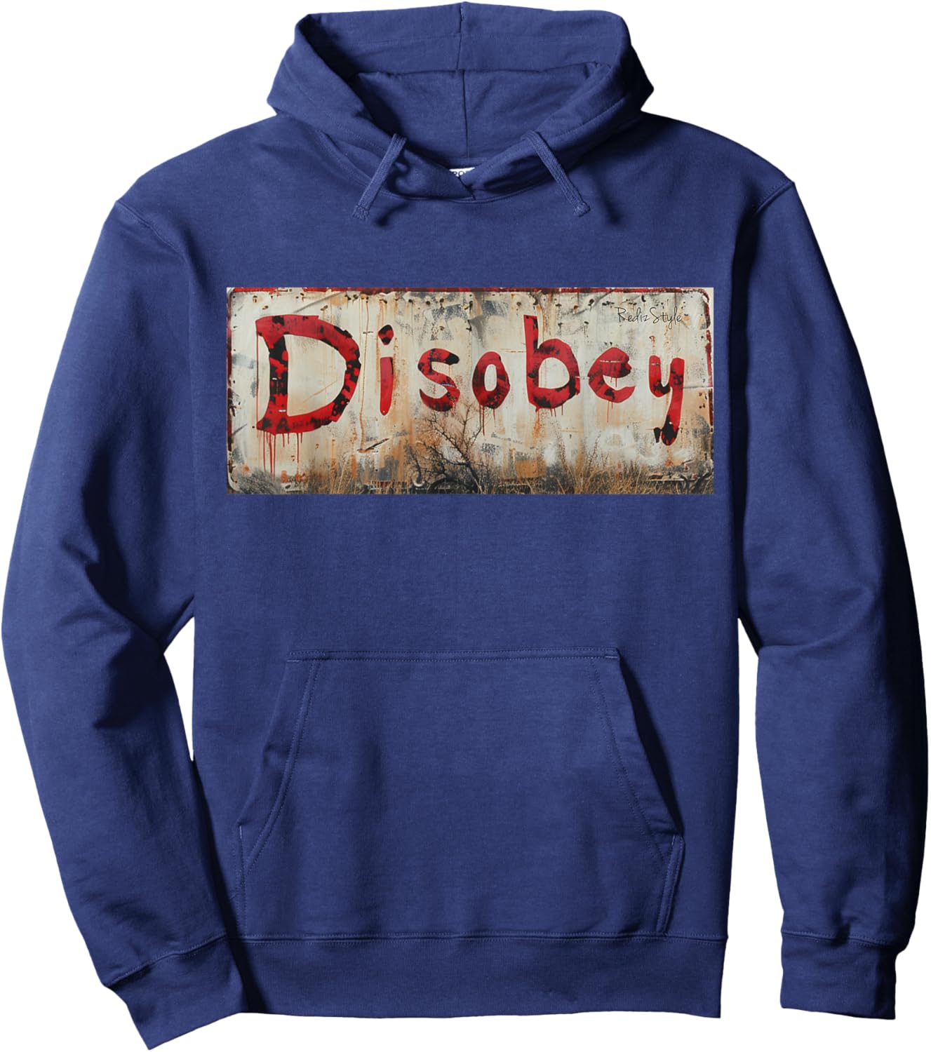 Disobey - Do Not Accept the Unacceptable Hoodie - Hoodie | Navy