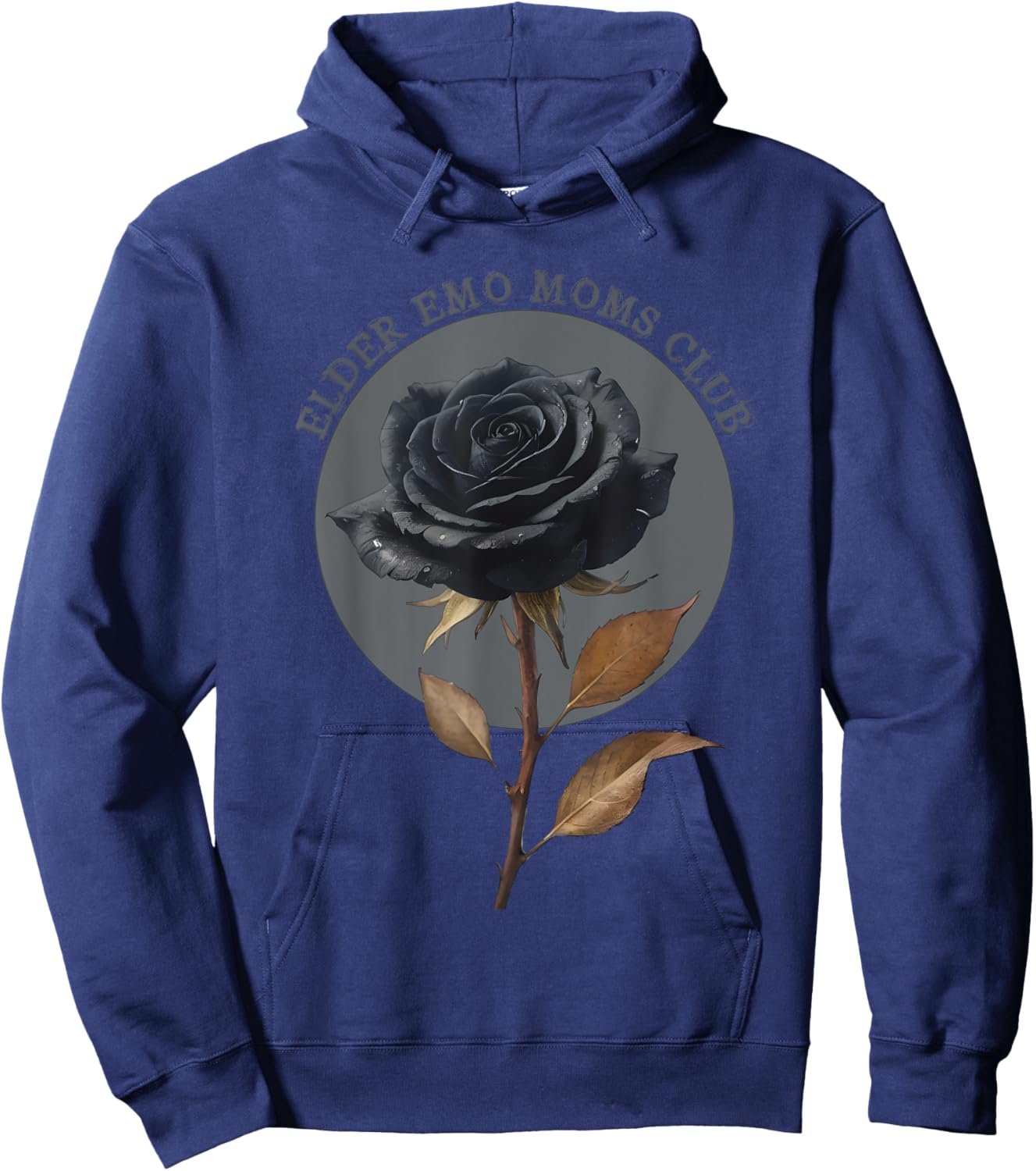 Elder Emo Moms Club Goth Punk Emo Gift Hoodie - Hoodie | Navy