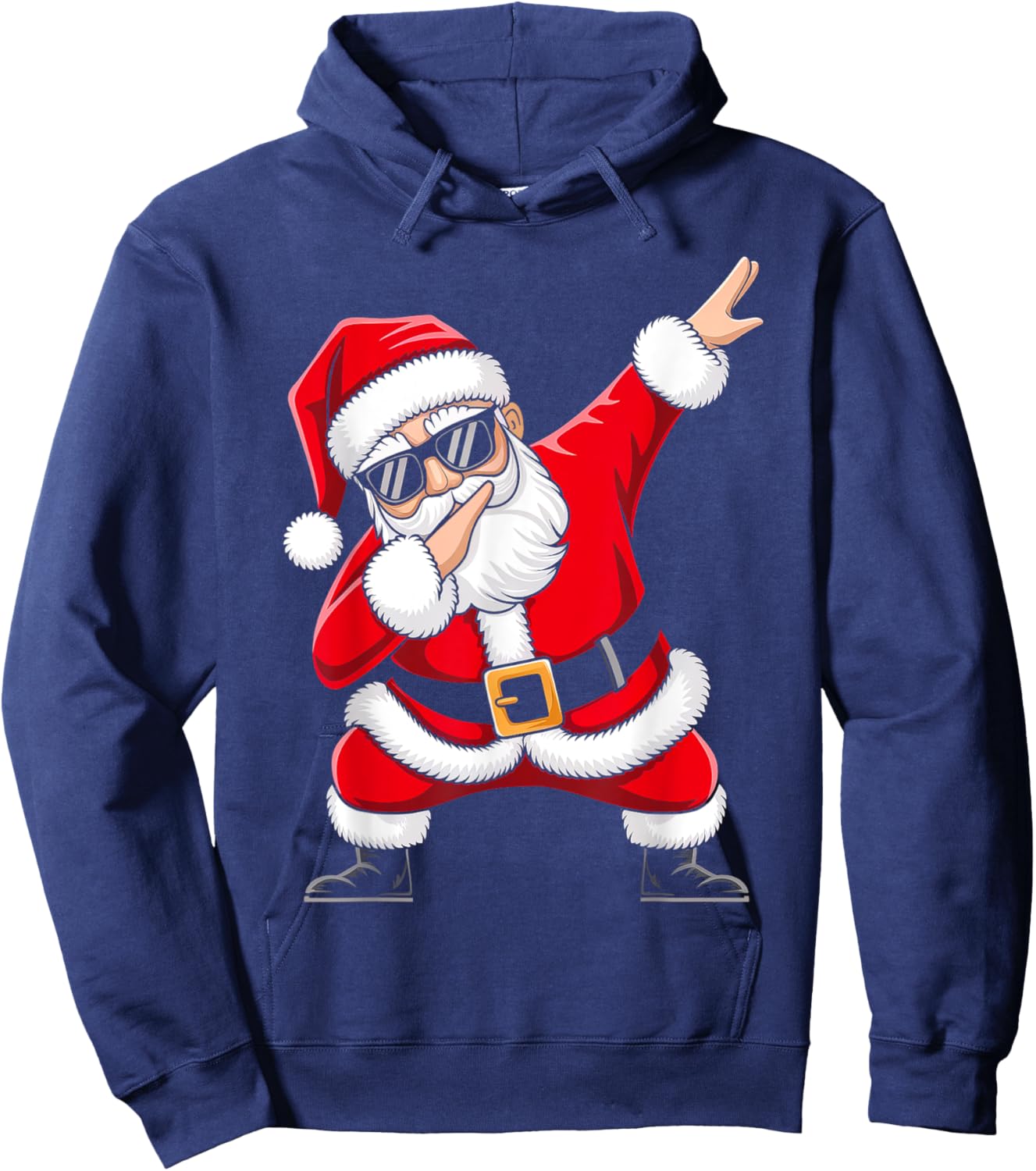 Kids Santa Shirt For Boys Toddler Funny Christmas Pajamas Hoodie - Hoodie | Navy