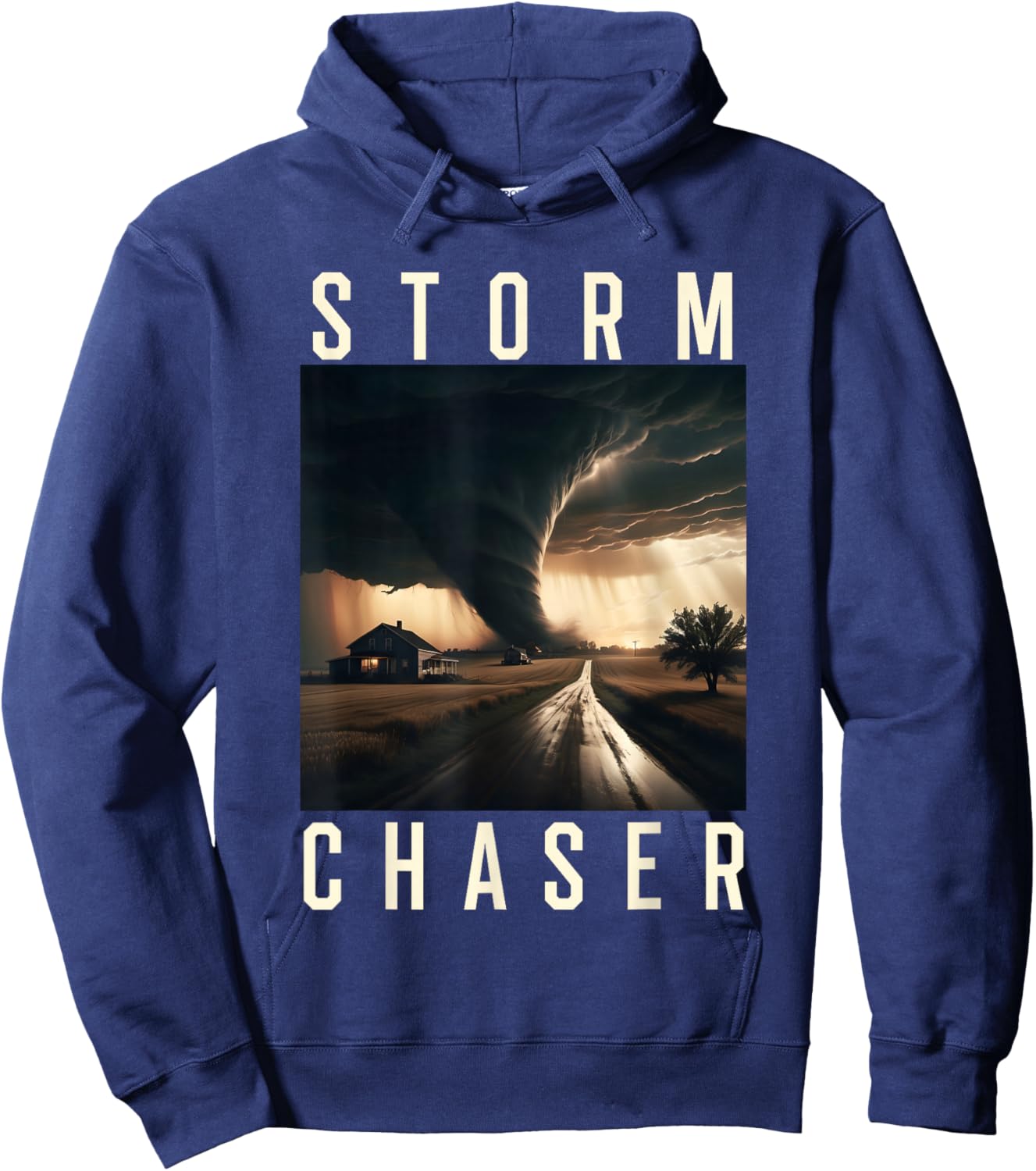 Storm Chaser Tornado Twister Chasers Weather Meteorologist Hoodie - Hoodie | Navy