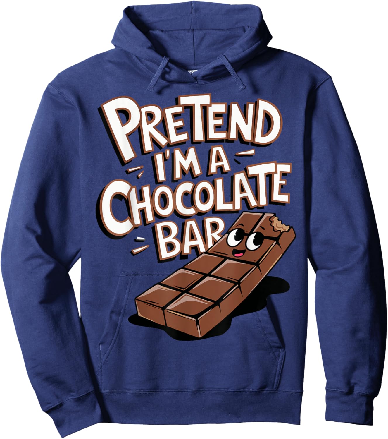 Pretend I'm A Chocolate Bar Hoodie - Hoodie | Navy