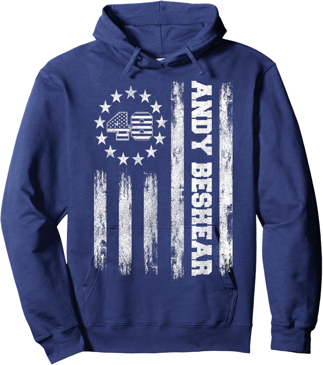 American Flag Andy Beshear 48, Beshear For President 2028 Hoodie - Hoodie | Navy