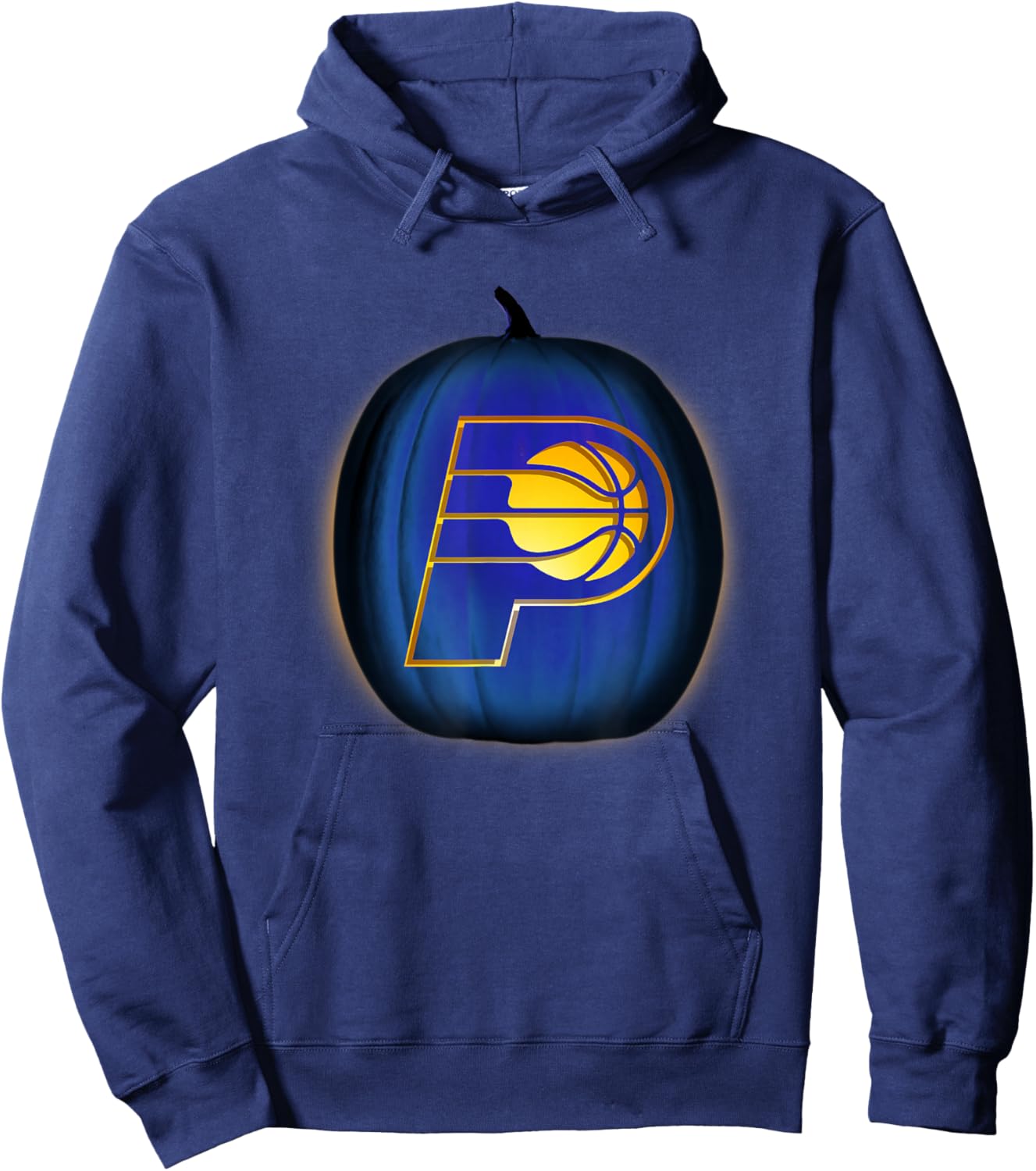 NBA Indiana Pacers Halloween Glow Pumpkin Hoodie - Hoodie | Navy