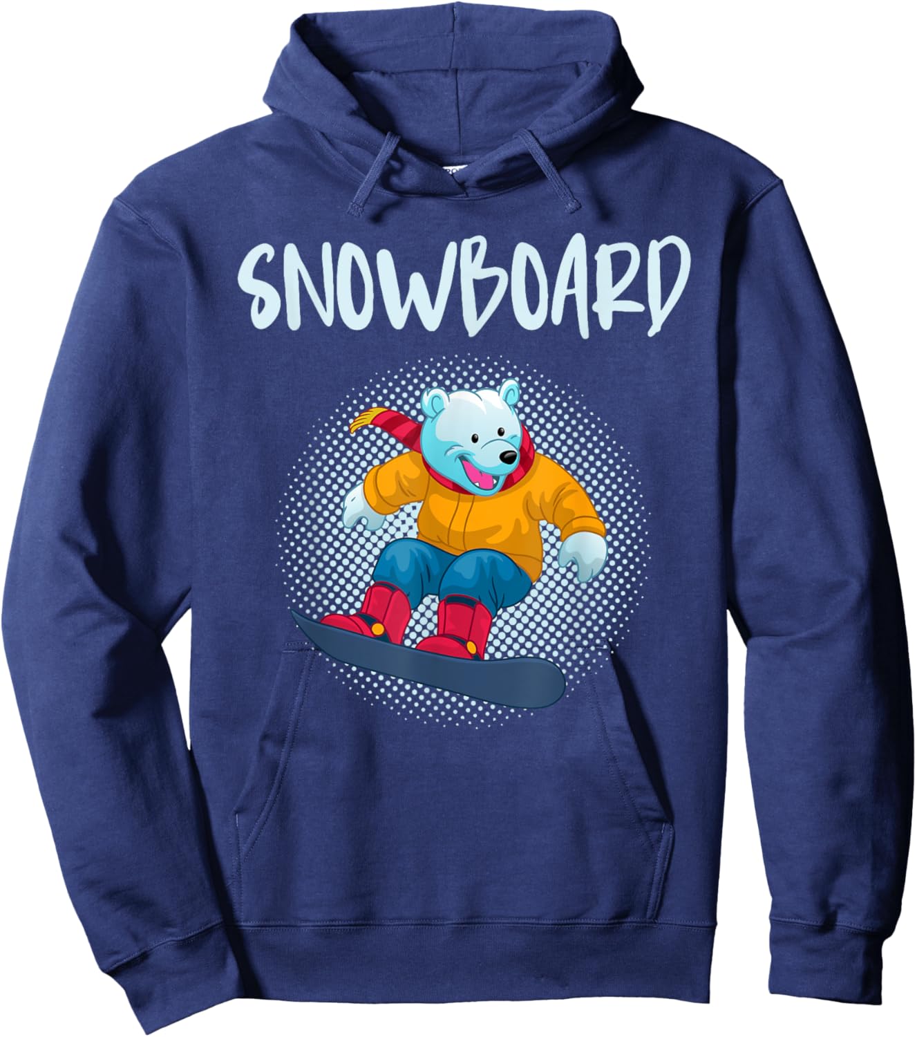 Snowboarding Kids SNOWBOARD Snowboarder Toddlers Hoodie - Hoodie | Navy