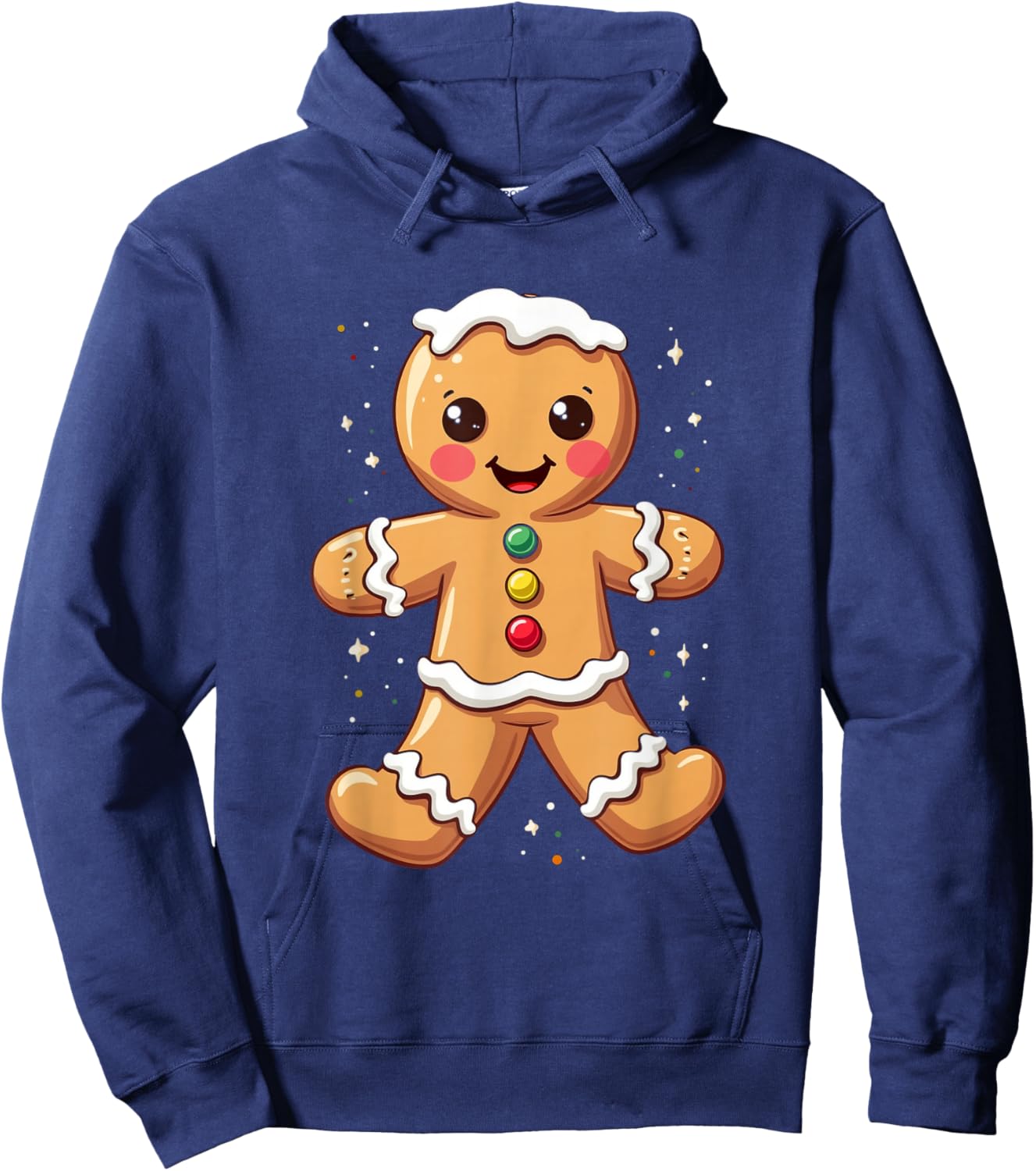 Gingerbread Holiday Hoodie - Hoodie | Navy