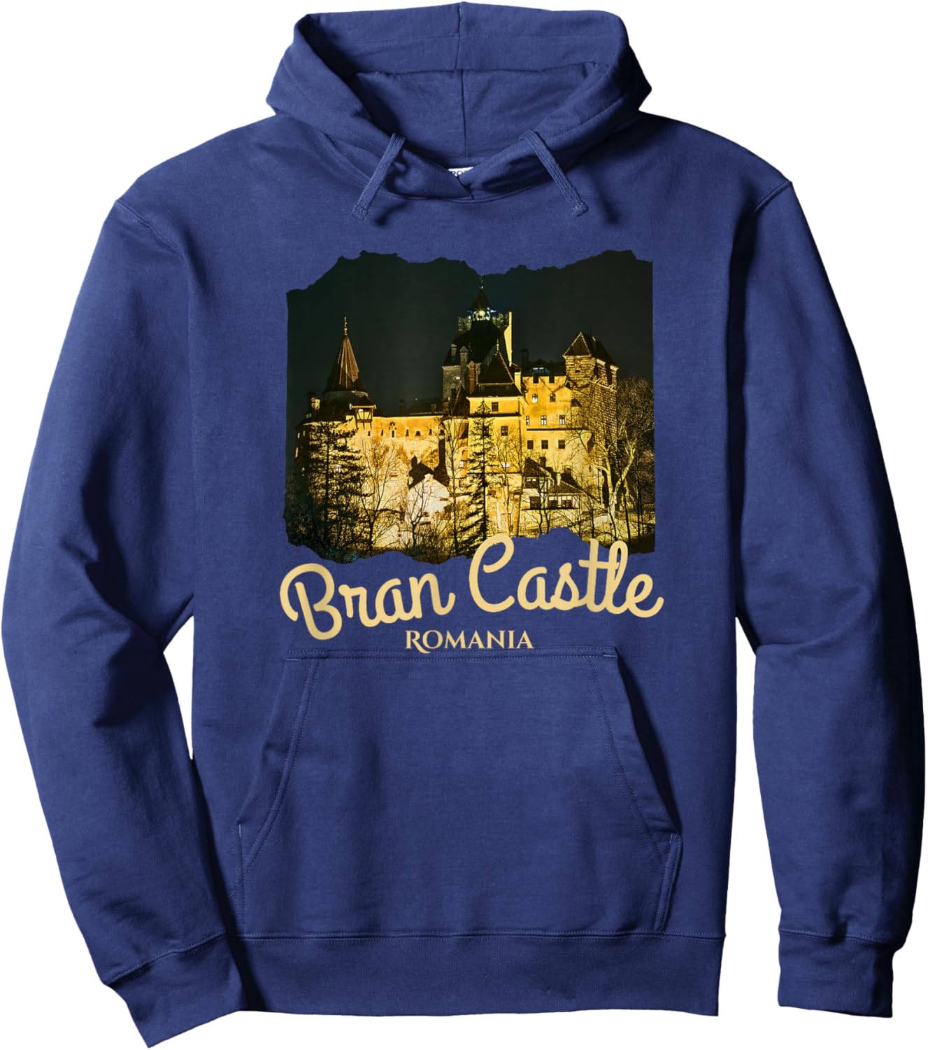 Bran Castle Romania Bran Castle Hoodie - Hoodie | Navy