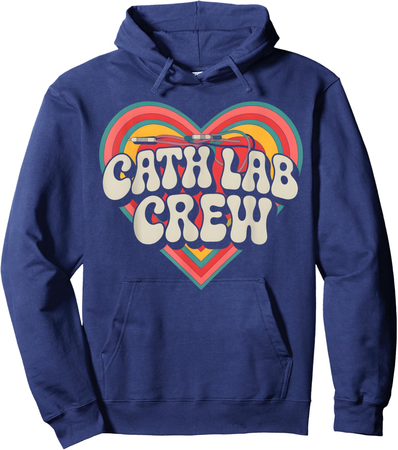 Cath Lab Crew Cardiac Cath Lab Medical Medicine Hoodie - Hoodie | Navy
