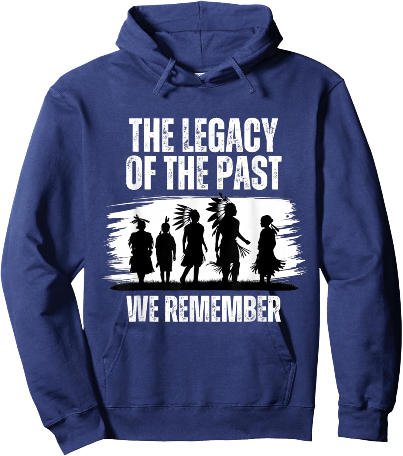 Native American Indian Day Pride Legacy History Hoodie - Hoodie | Navy