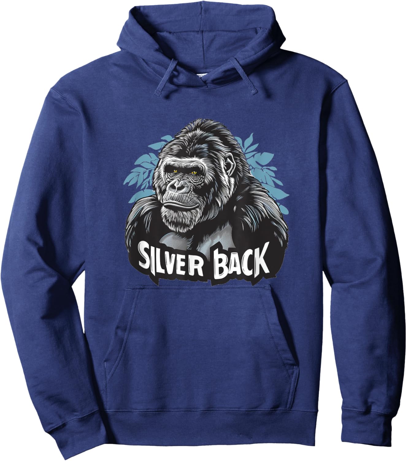 Cool Silverback Monkey Costume for Gorilla Lovers Hoodie - Hoodie | Navy