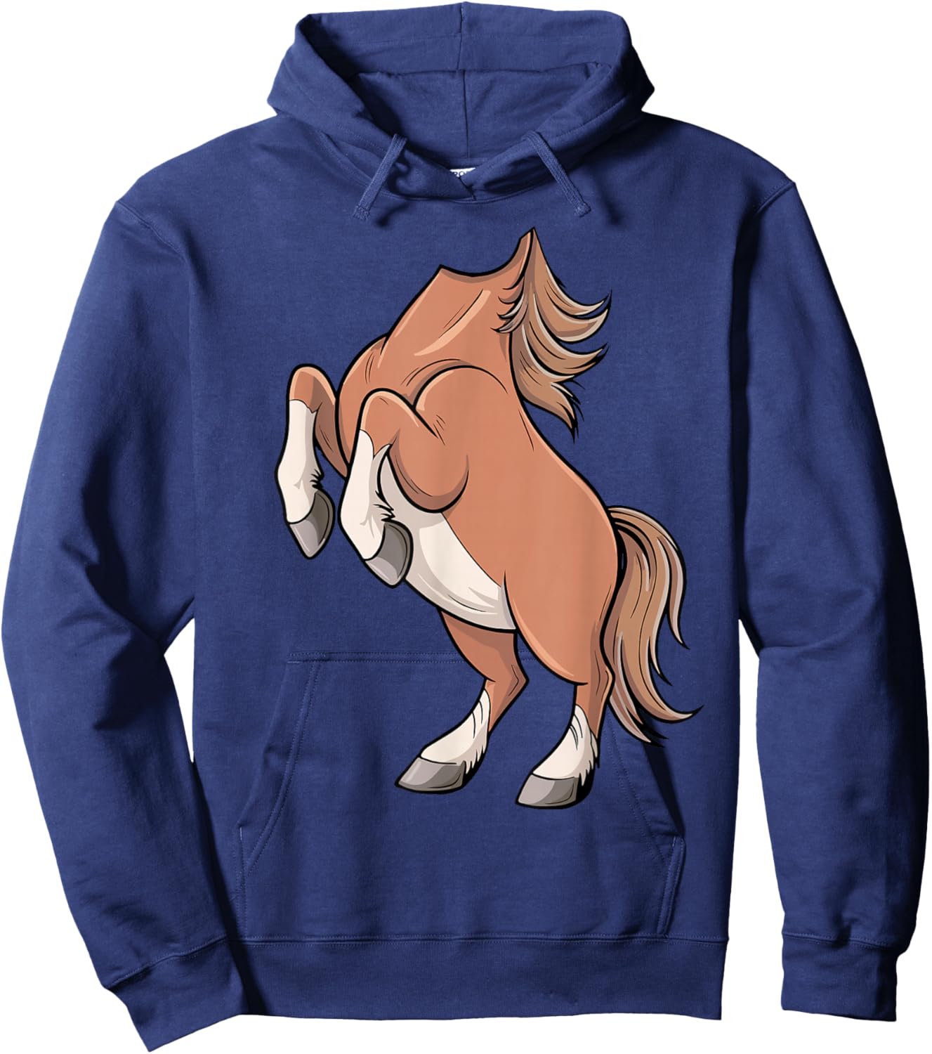 Horse Shirt Adult Kids Men Women Body Horse Costume Hoodie - Hoodie | Navy