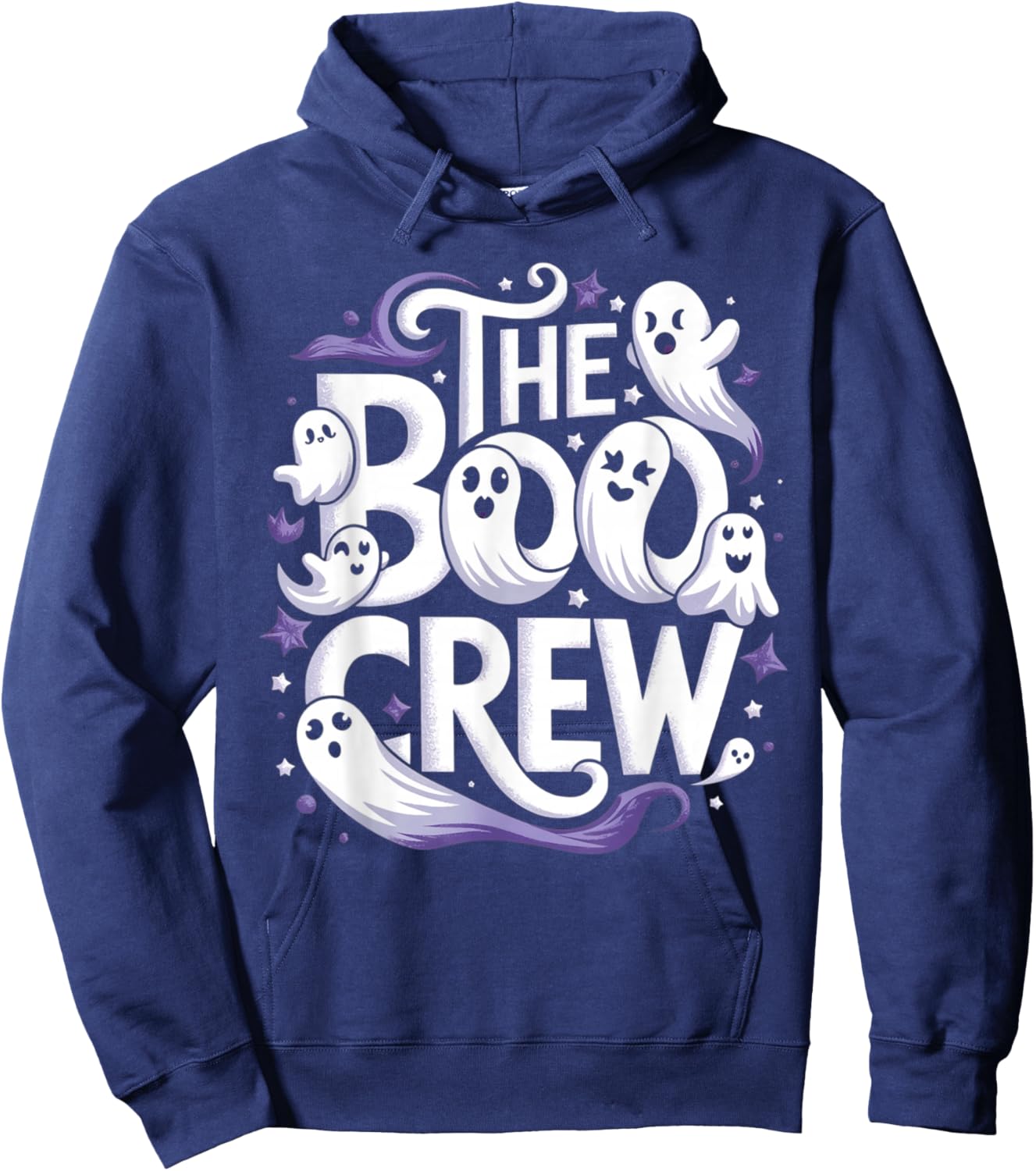 The Boo Crew Halloween Trick Treat Ghost Squad Hoodie - Hoodie | Navy