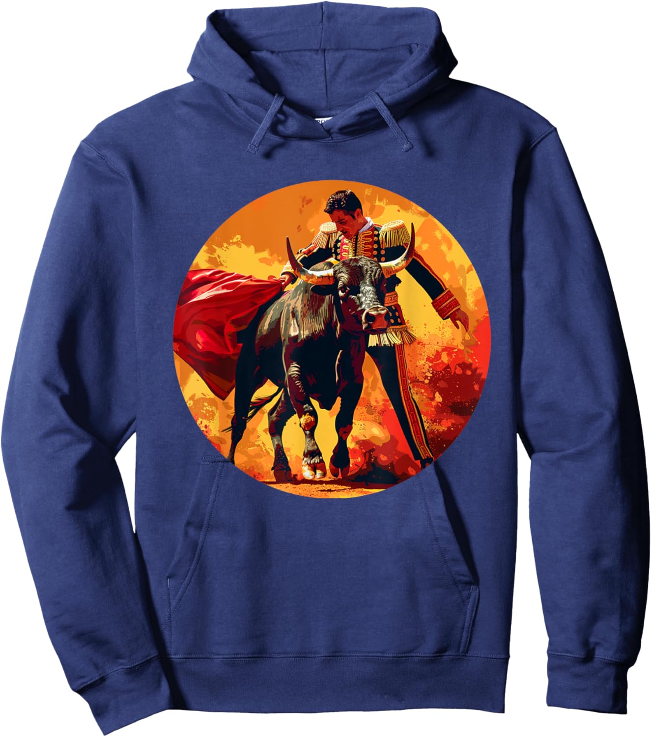 Beautiful Matador Costume for Bulls Fighting Lovers Hoodie - Hoodie | Navy
