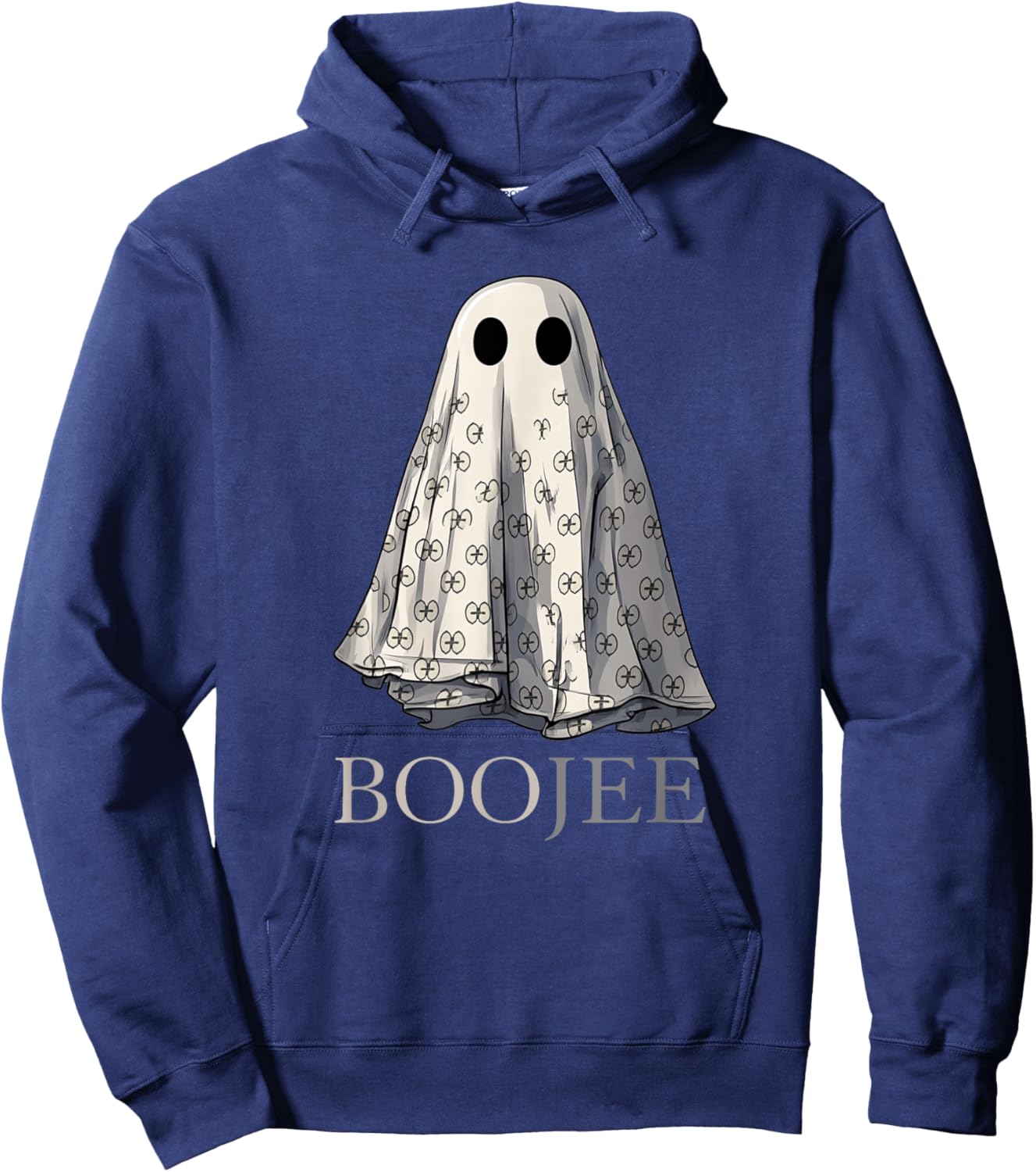 Boo Jee Ghost | Boujee Halloween Costume Trick Or Treat Hoodie - Hoodie | Navy