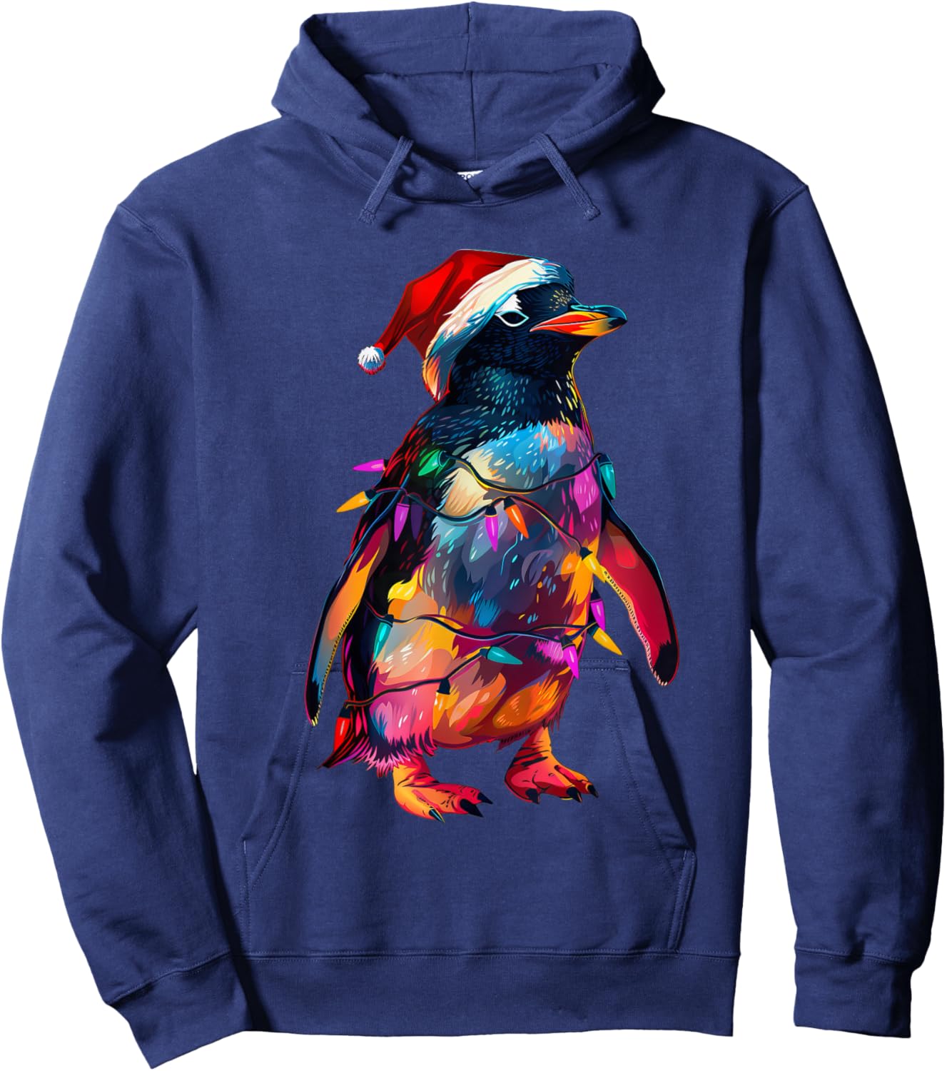 Penguin Christmas Hoodie - Hoodie | Navy