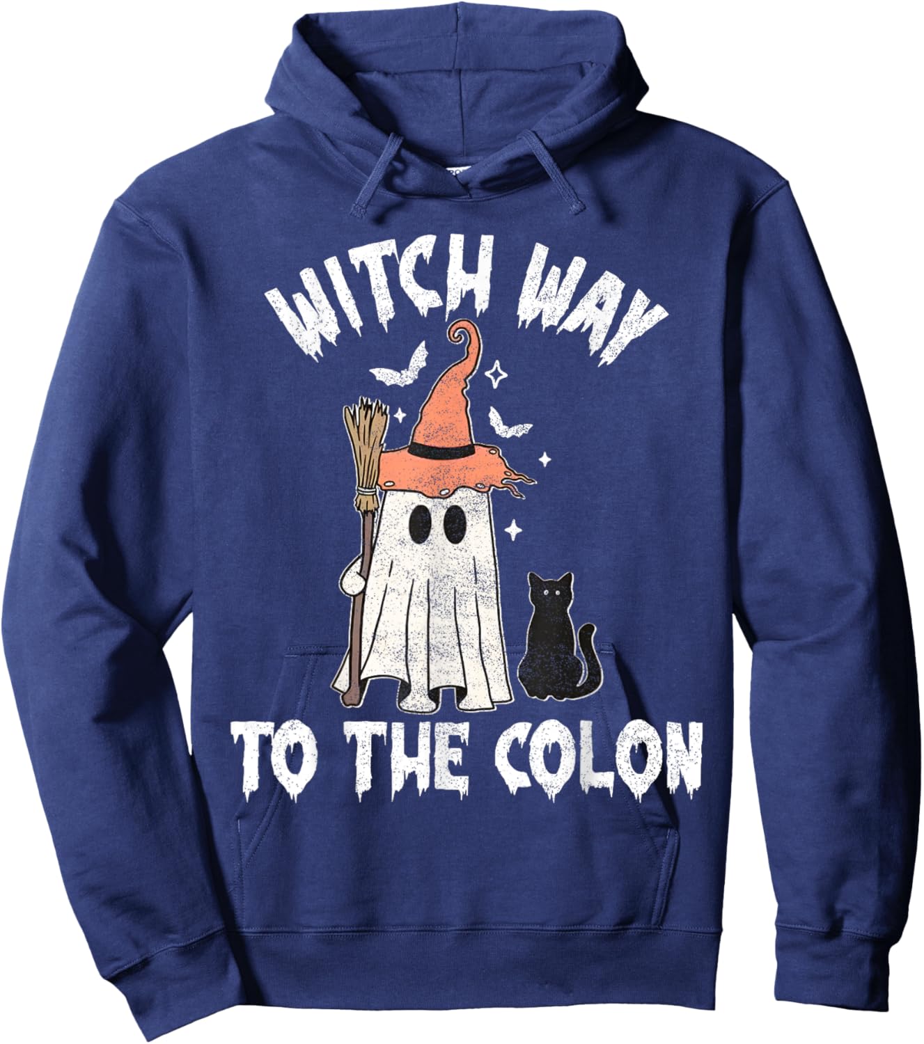 Endo Nurse Halloween Gastrointestinal Nurse Spooky GI T Cute Hoodie - Hoodie | Navy