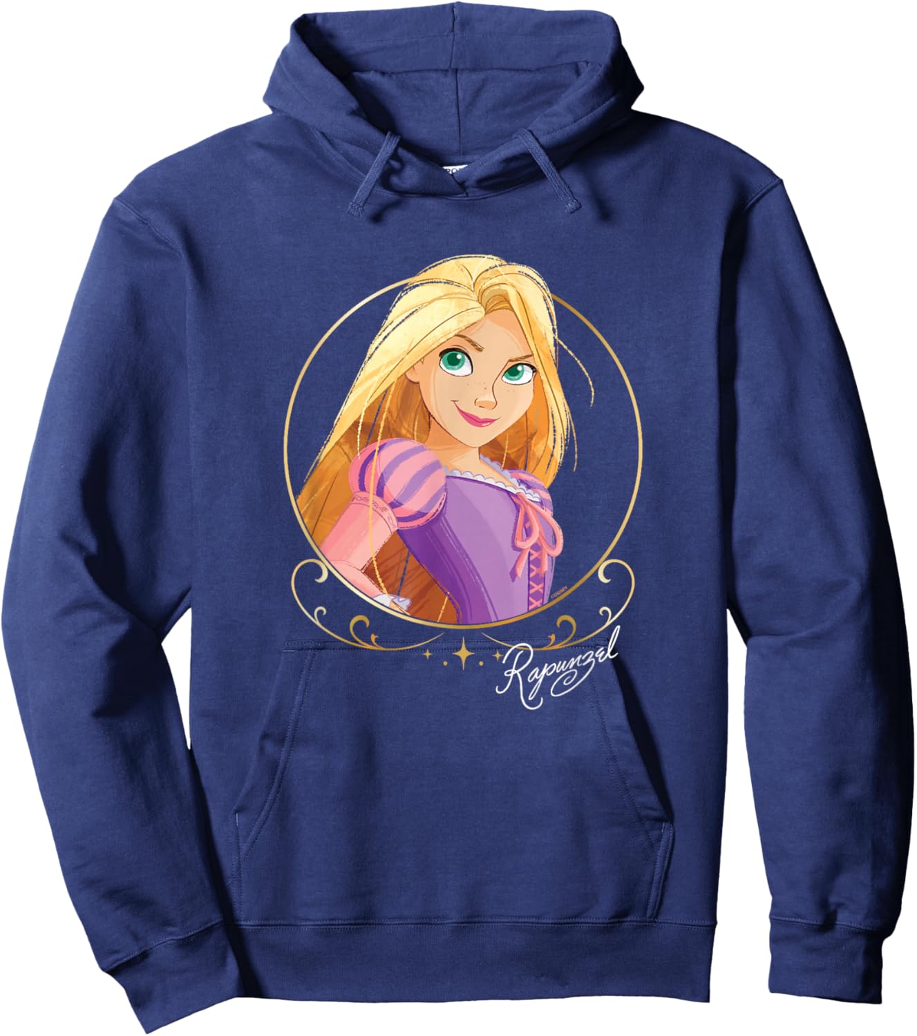 Disney Princess Royalty Group Matching Rapunzel 2-Sided Hoodie - Hoodie | Navy